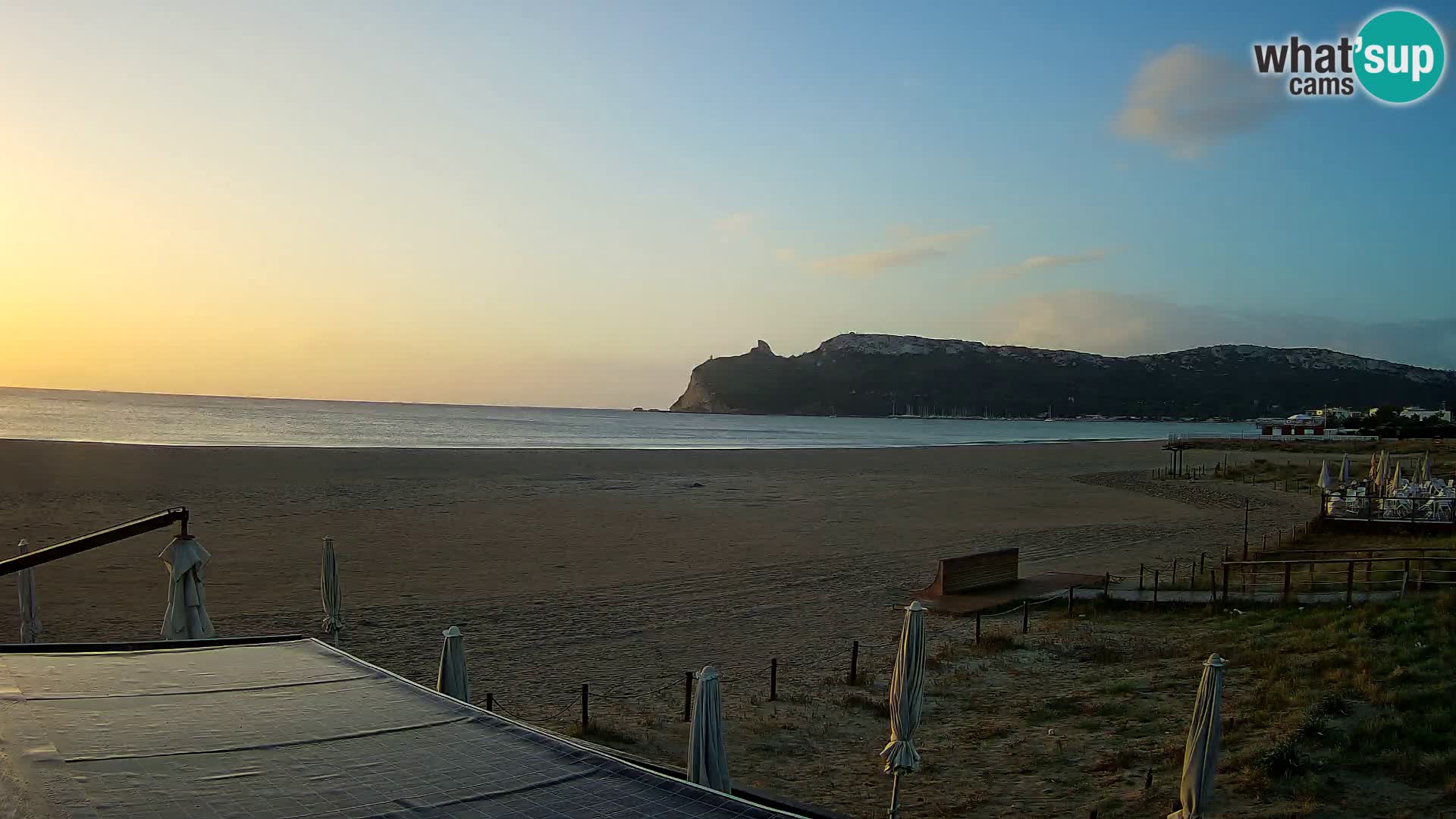 Poetto beach webcam | Cagliari | Sardinija