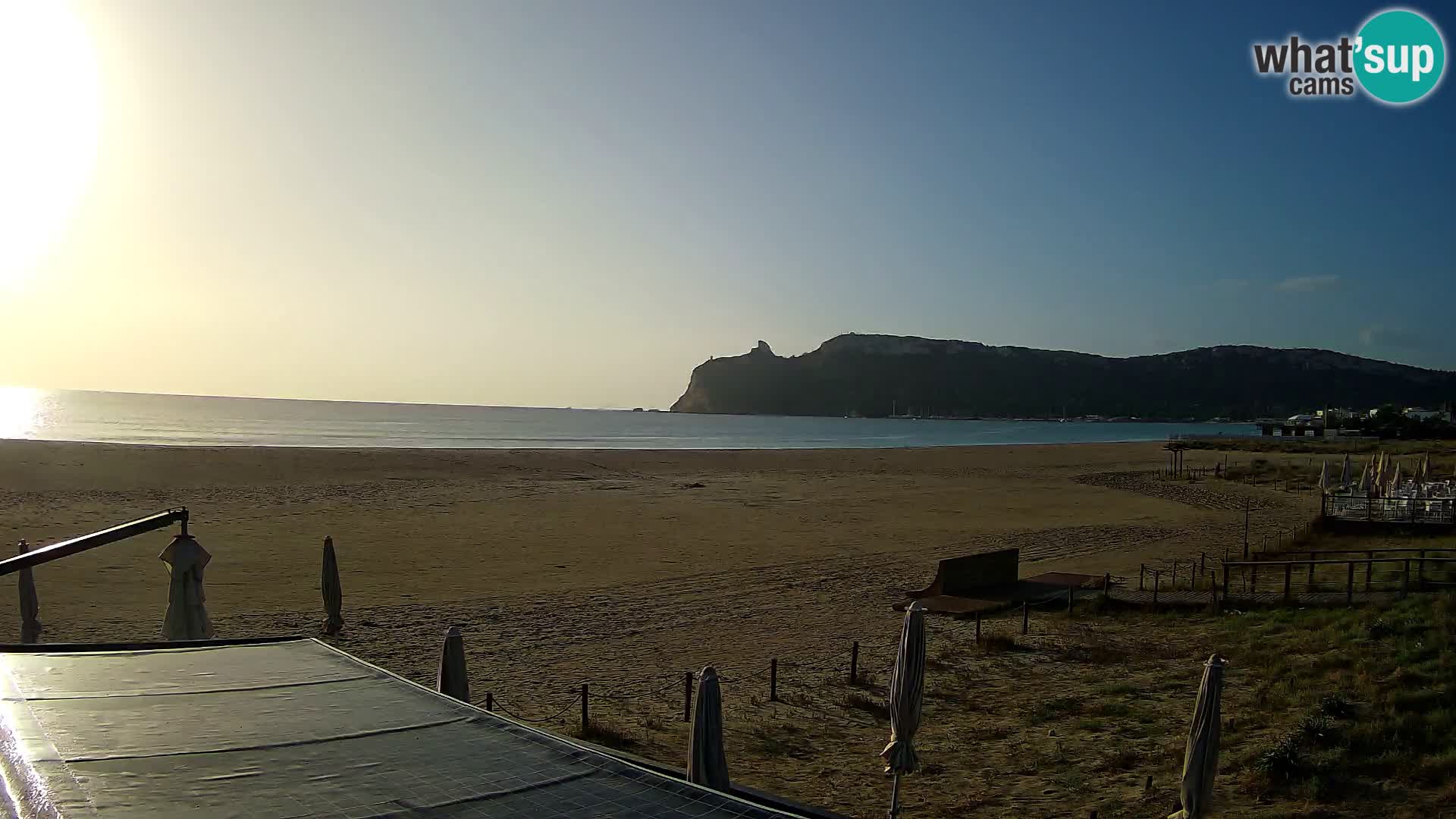 Poetto beach webcam | Cagliari | Sardinija