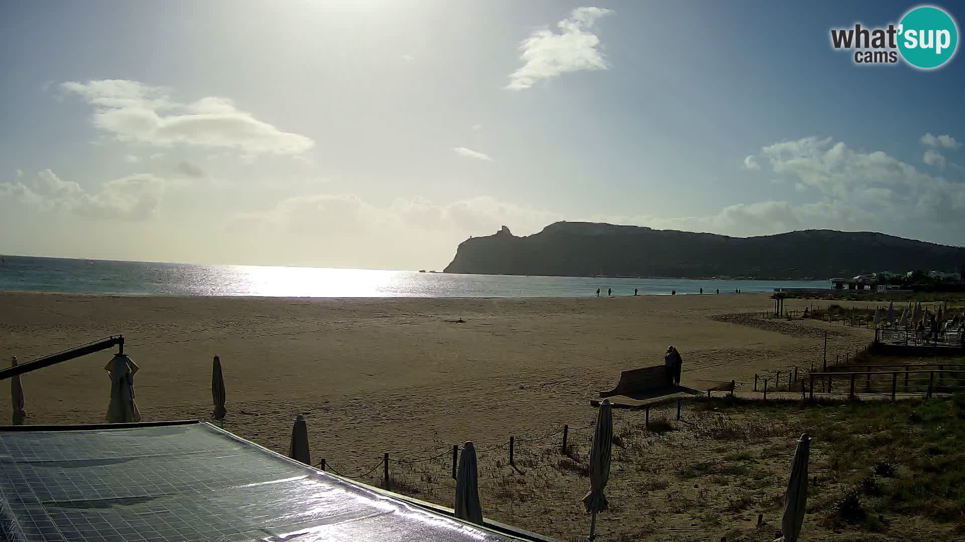 Poetto beach webcam | Cagliari | Sardinija