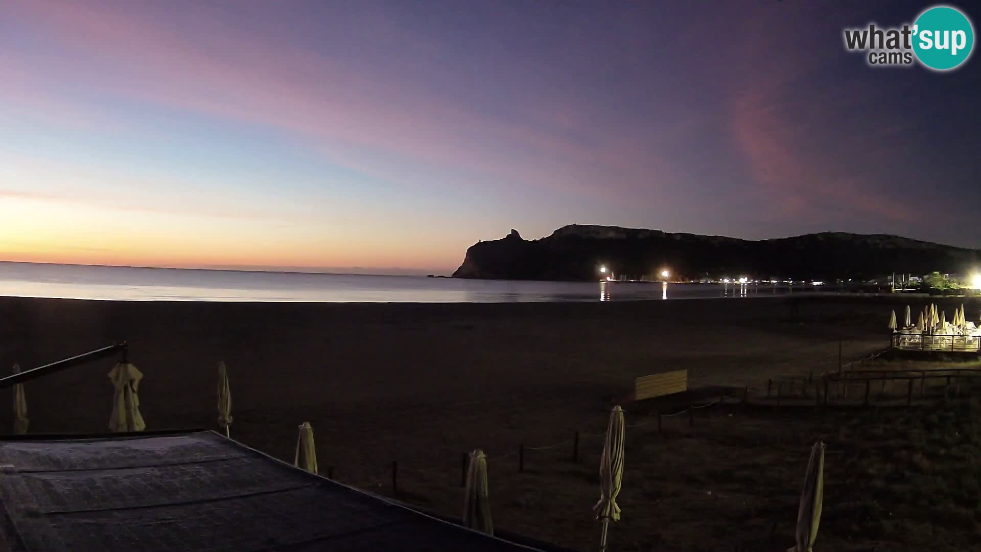 Poetto beach webcam | Cagliari | Sardinija