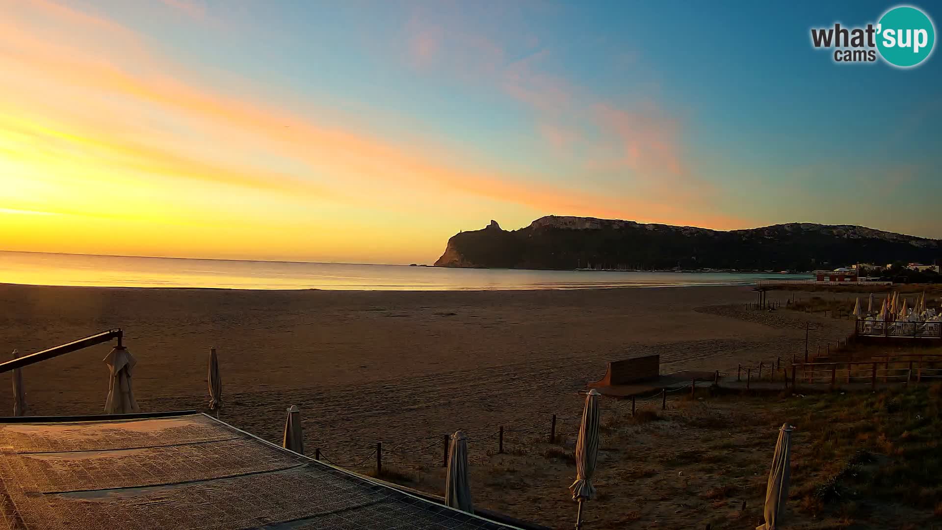 Poetto beach webcam | Cagliari | Sardinija