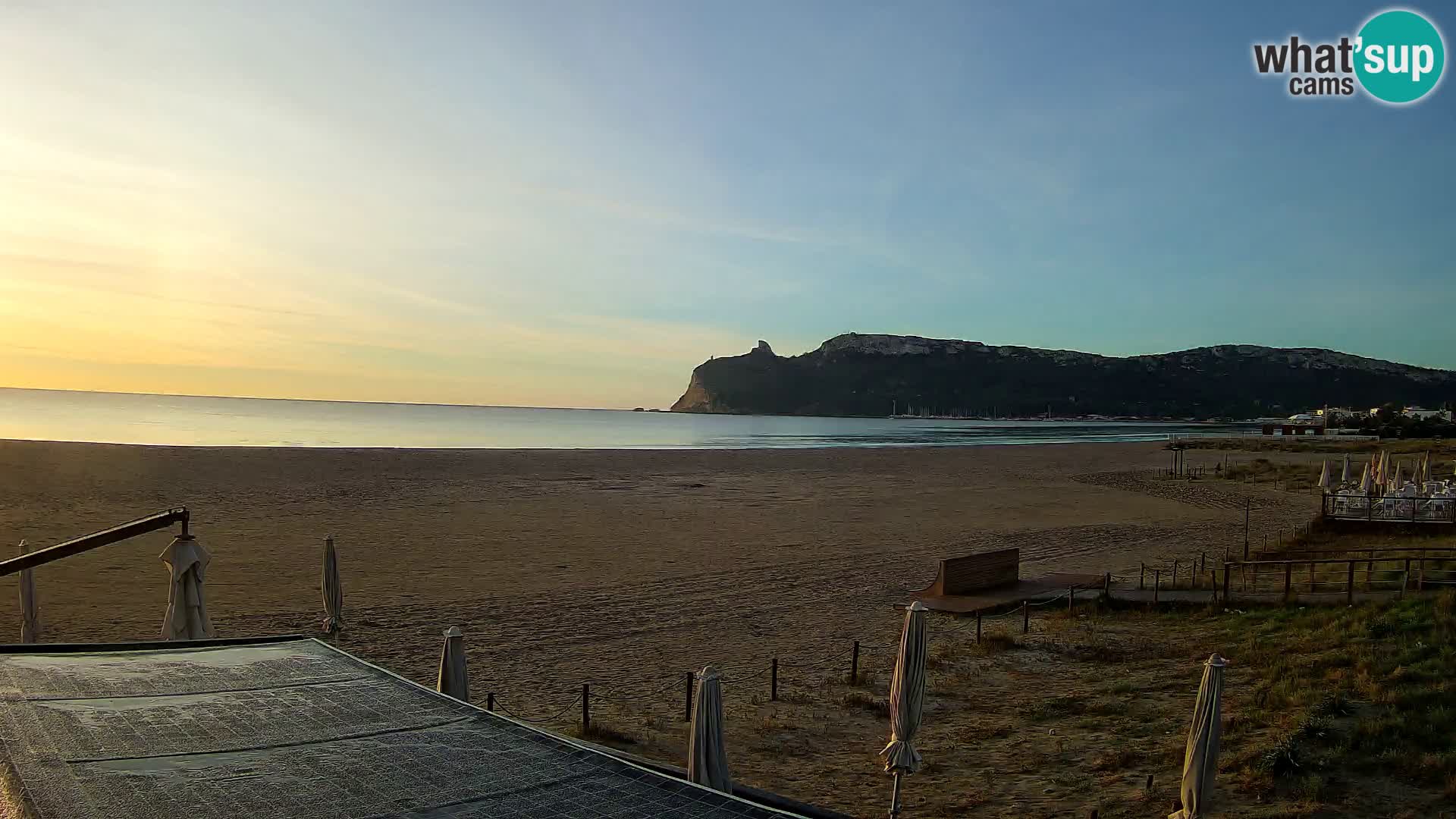Poetto beach webcam | Cagliari | Sardinija