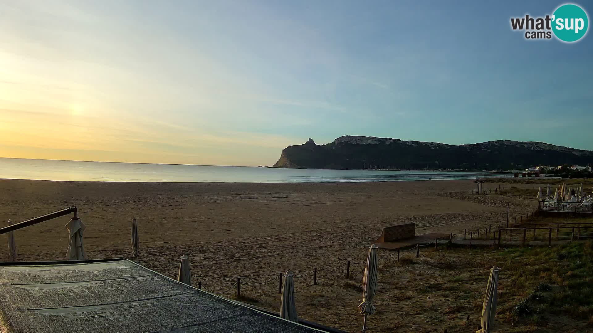 Poetto beach webcam | Cagliari | Sardinija