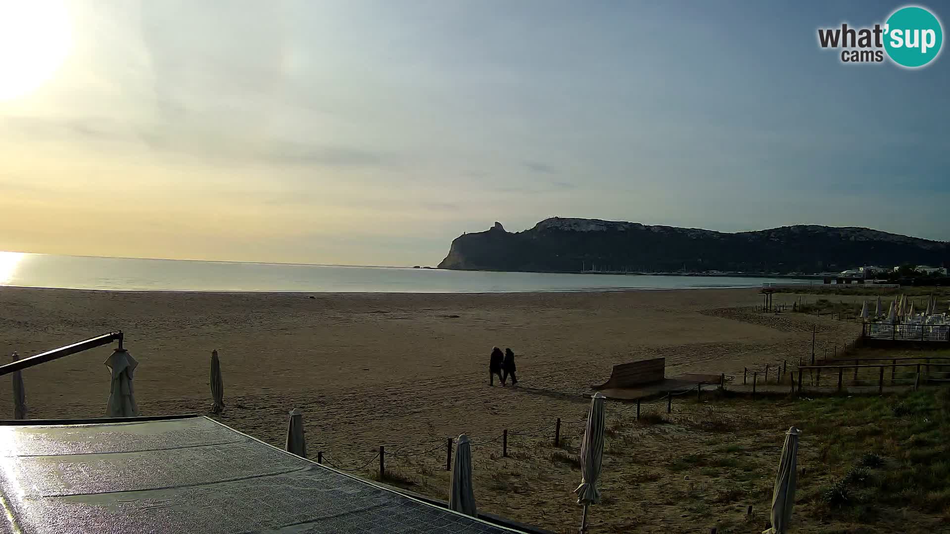 Poetto beach webcam | Cagliari | Sardinija