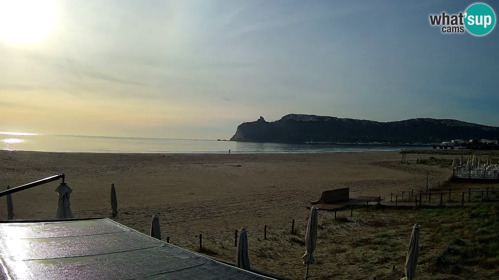 Poetto beach webcam | Cagliari | Sardinija