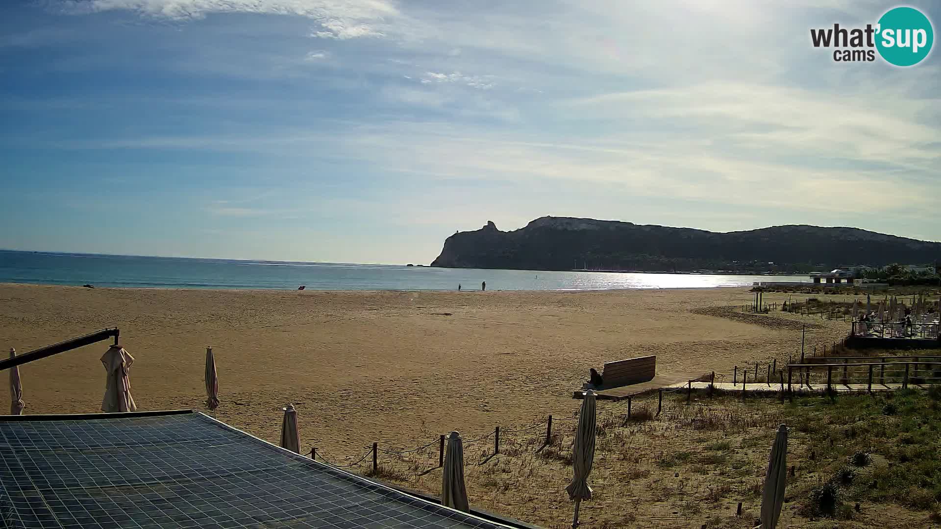 Poetto beach webcam | Cagliari | Sardinija