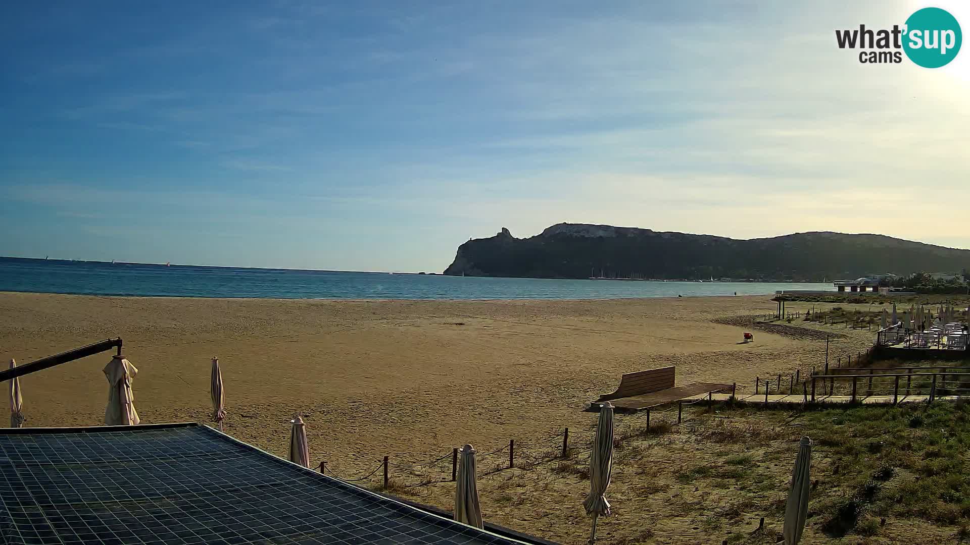 Poetto beach webcam | Cagliari | Sardinija