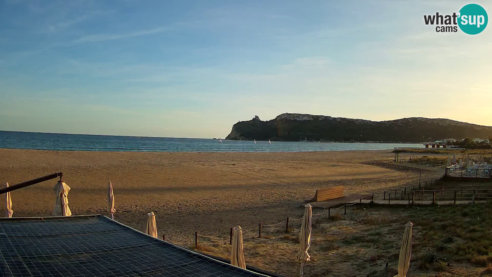 Poetto beach webcam | Cagliari | Sardinia