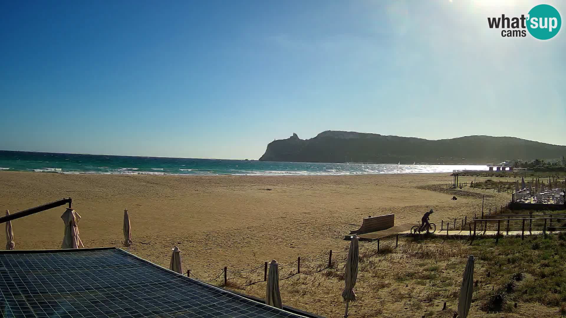 Poetto beach webcam | Cagliari | Sardinia