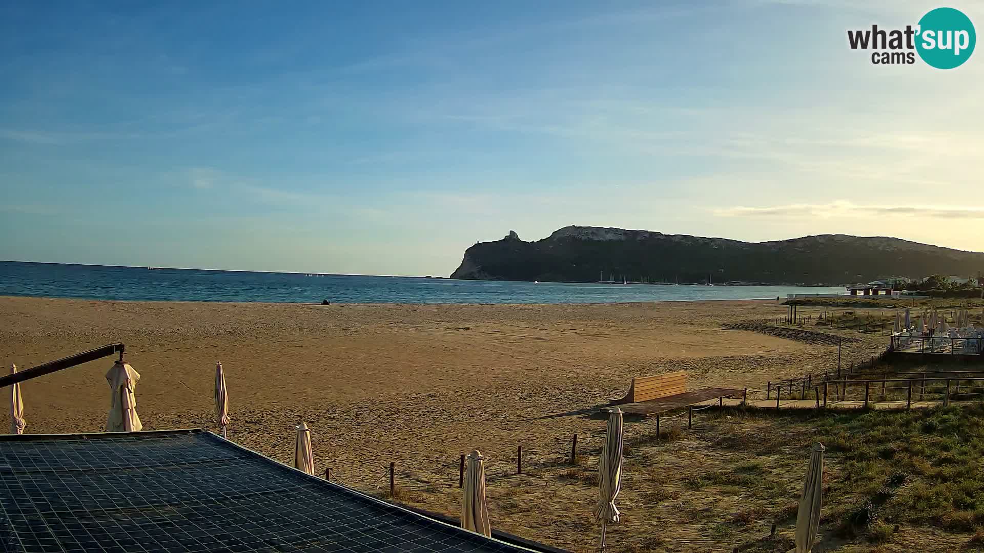 Poetto beach webcam | Cagliari | Sardinija