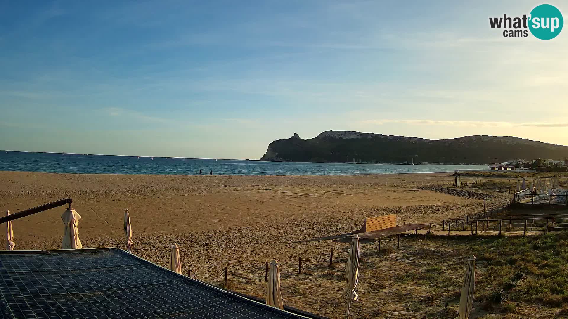 Poetto beach webcam | Cagliari | Sardinija