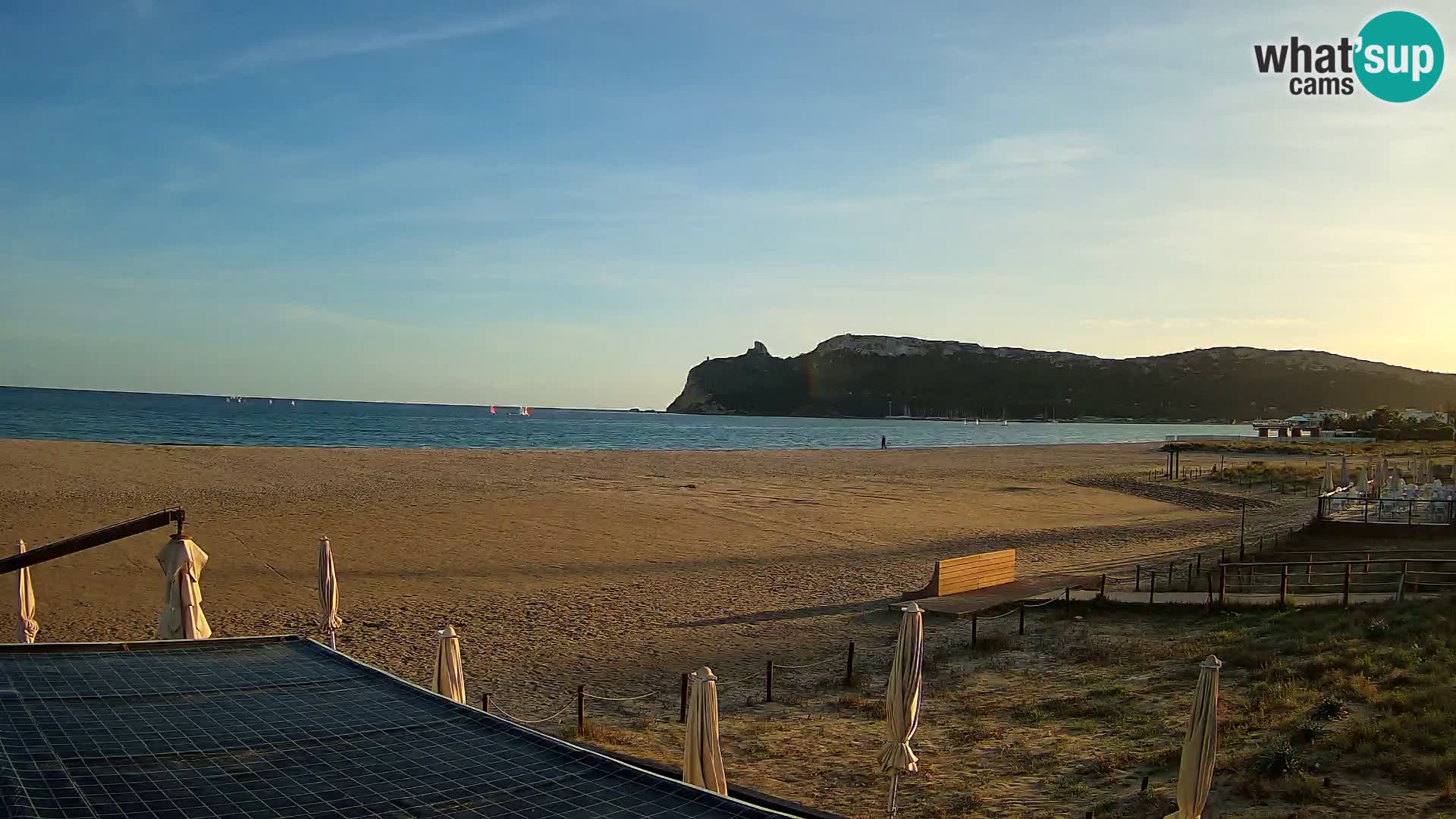 Poetto Strand Webcam | Cagliari | Sardinien