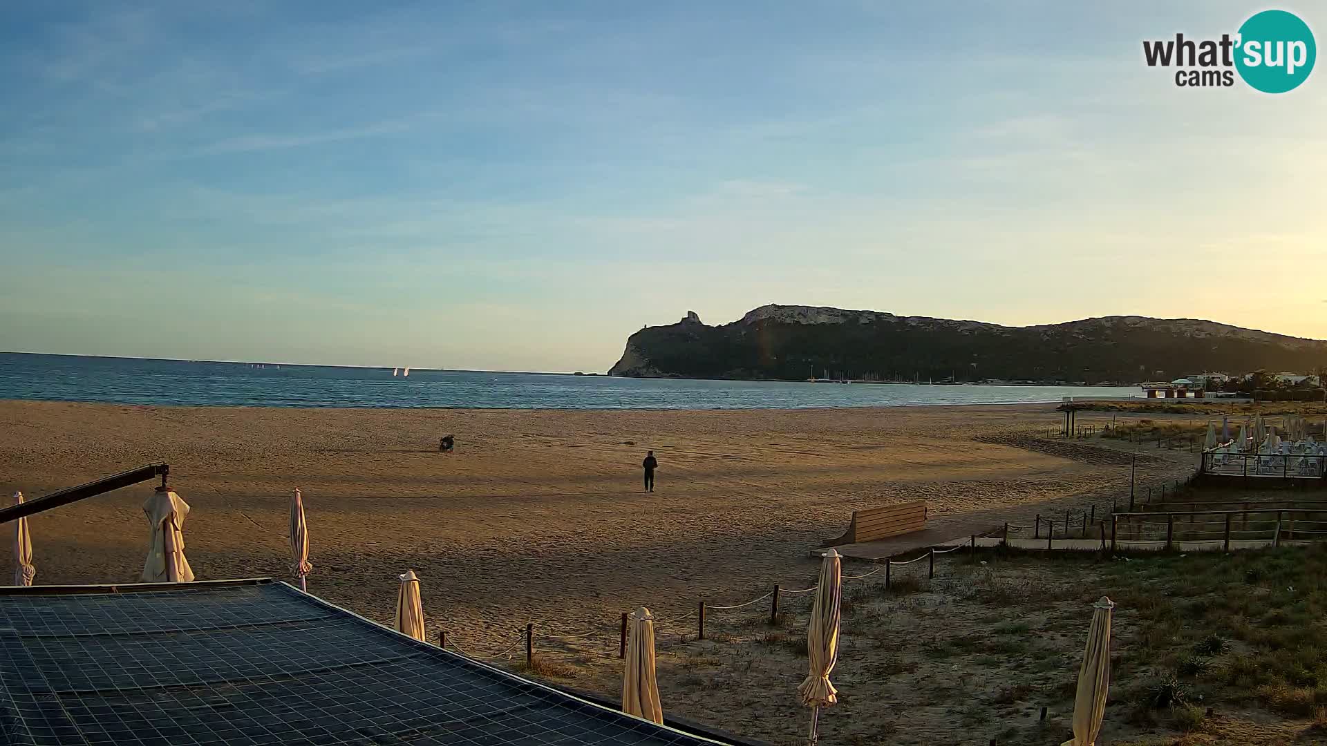 Webcam plage de Poetto | Cagliari | Sardaigne