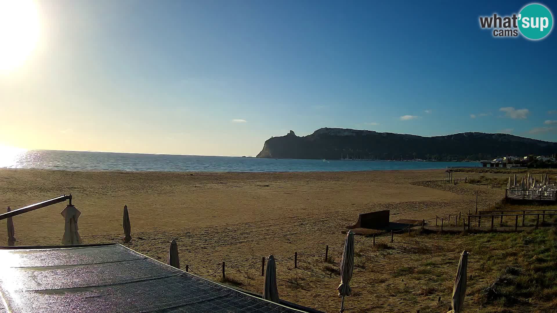 Poetto beach webcam | Cagliari | Sardinija