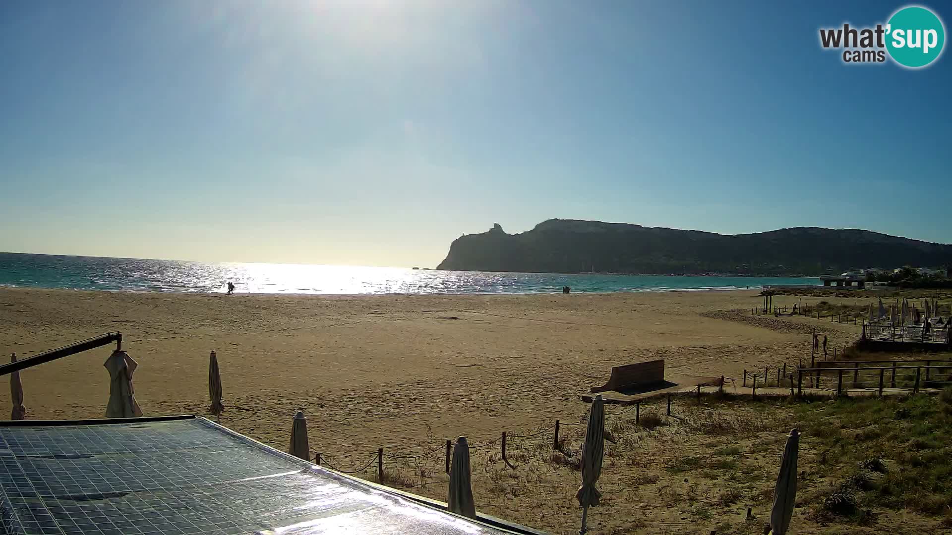 Webcam plage de Poetto | Cagliari | Sardaigne