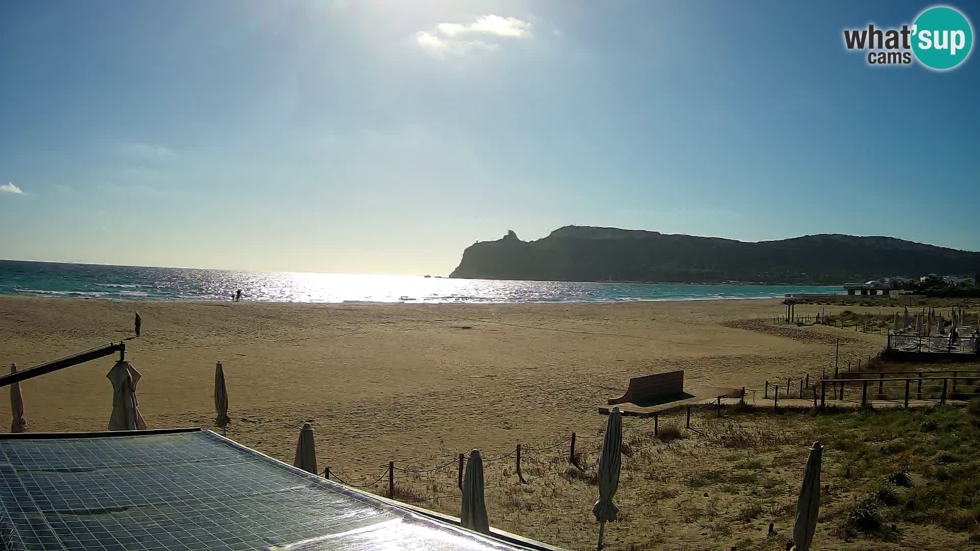 Webcam plage de Poetto | Cagliari | Sardaigne