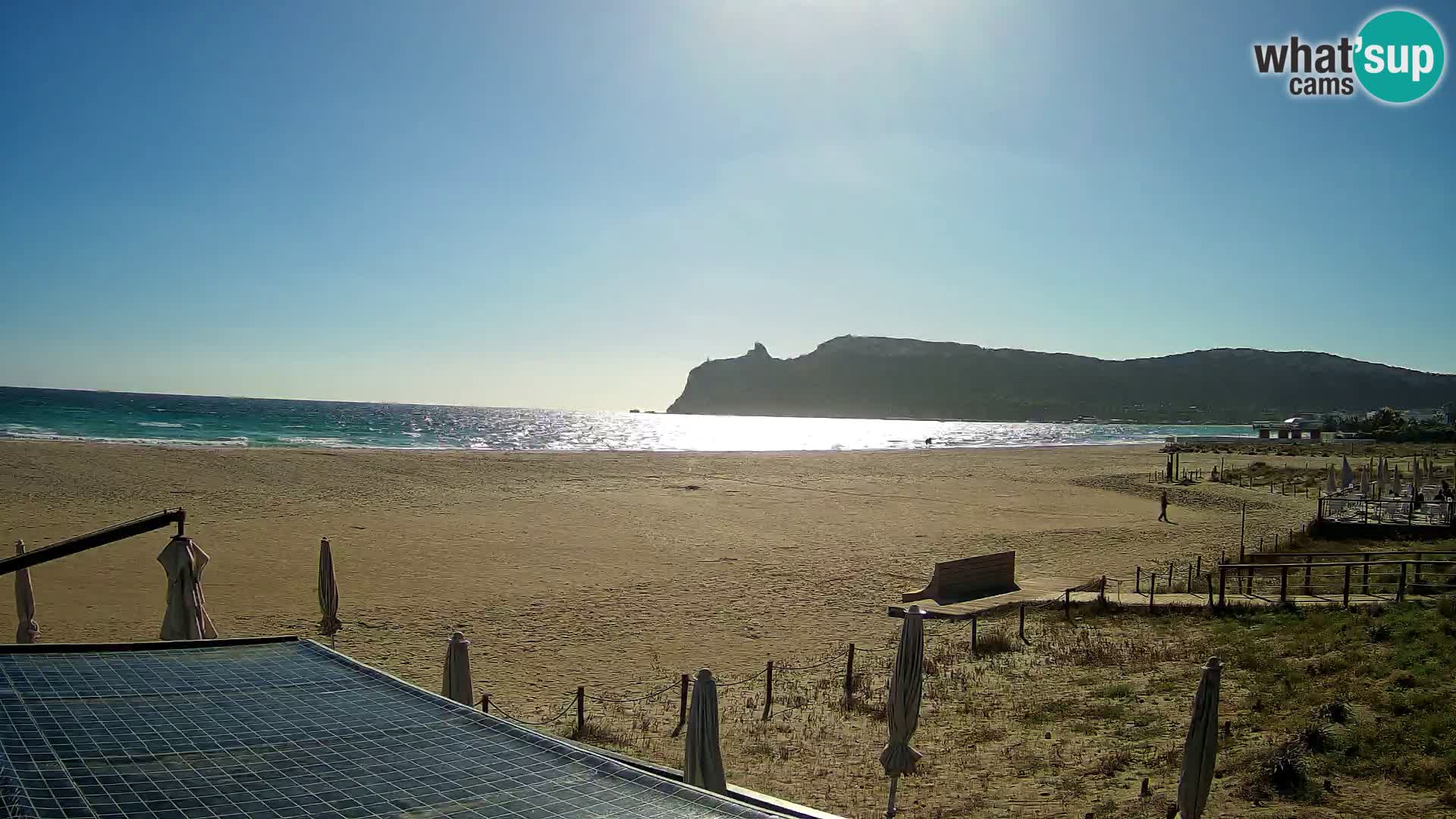 Poetto beach webcam | Cagliari | Sardinija