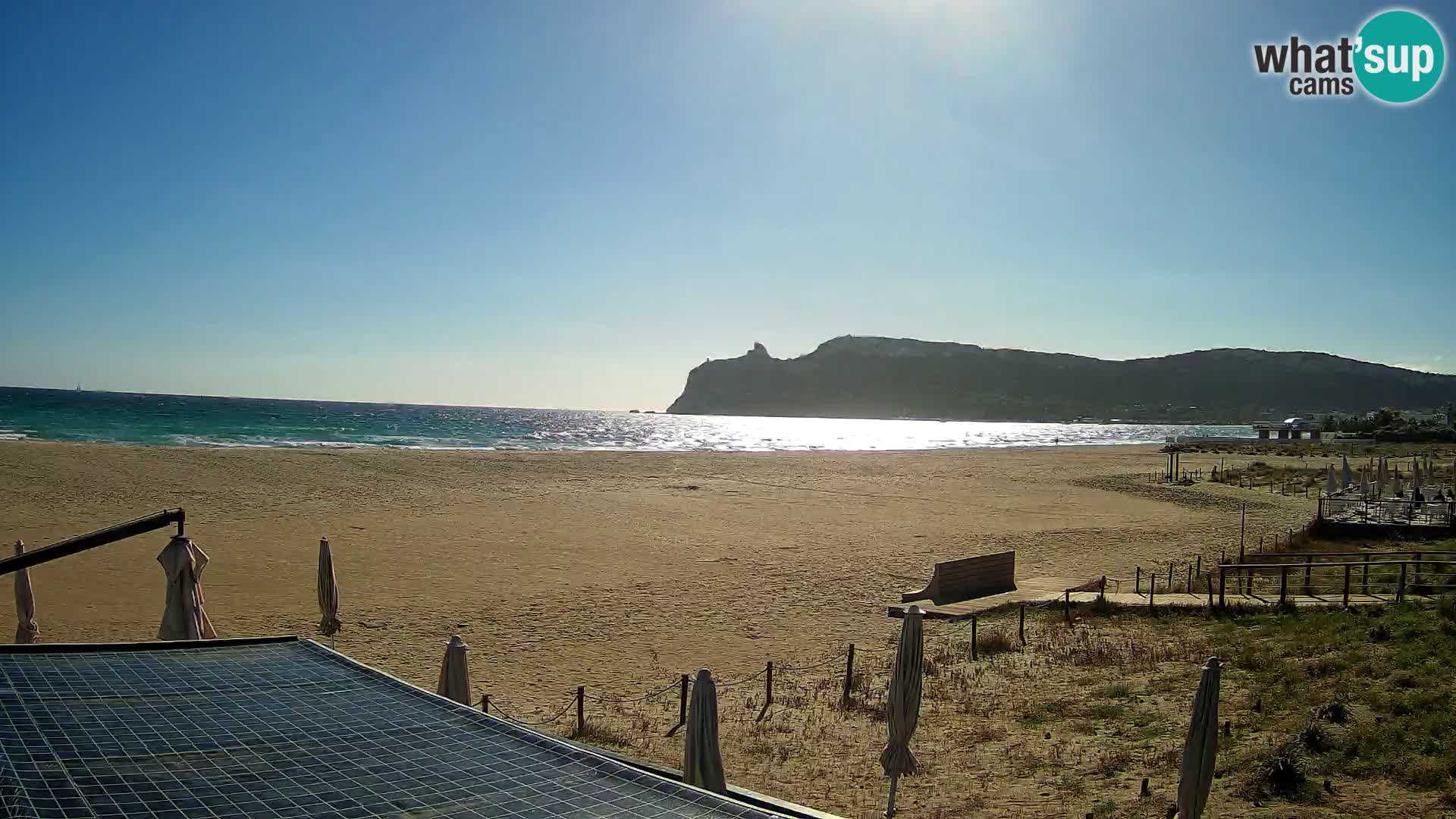 Webcam plage de Poetto | Cagliari | Sardaigne