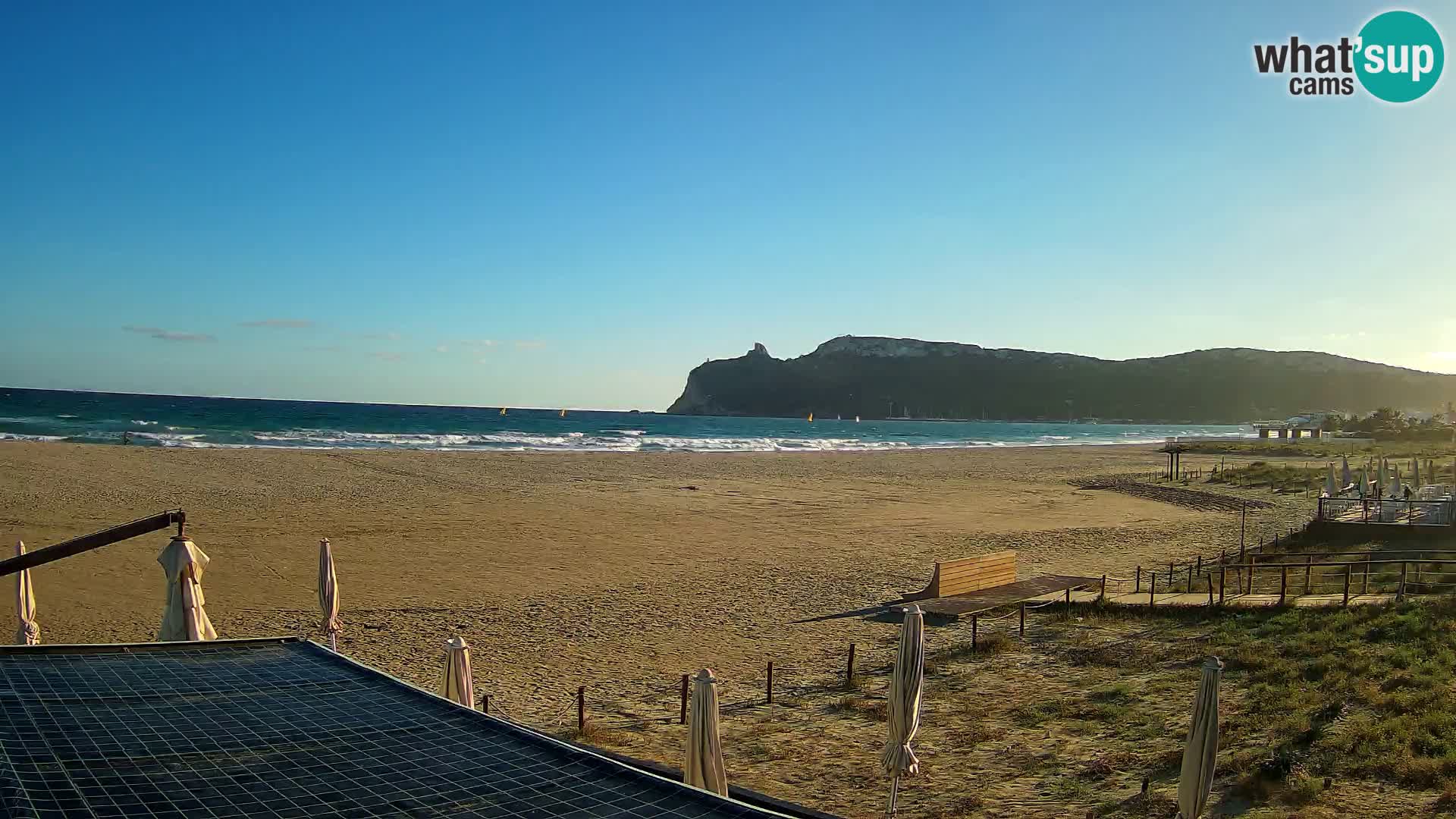 Webcam spiaggia del Poetto | Cagliari | Sardegna
