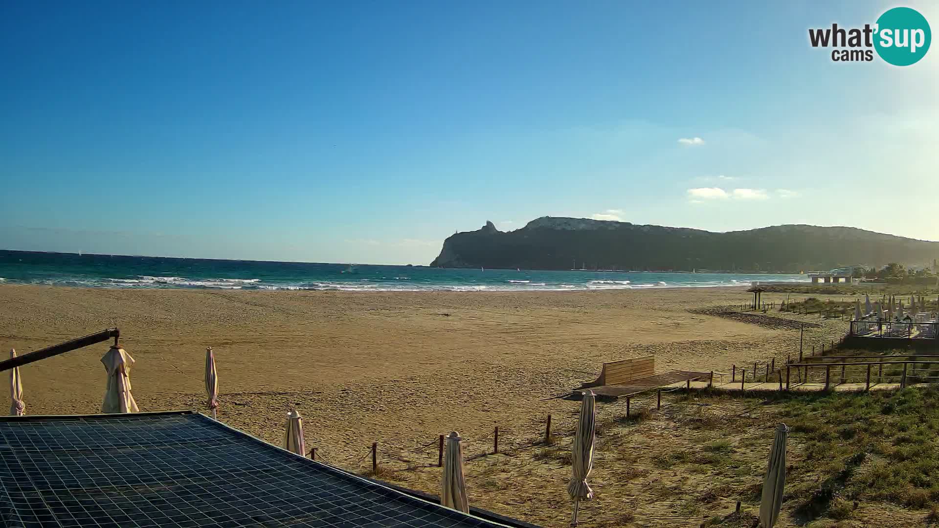 Poetto beach webcam | Cagliari | Sardinija
