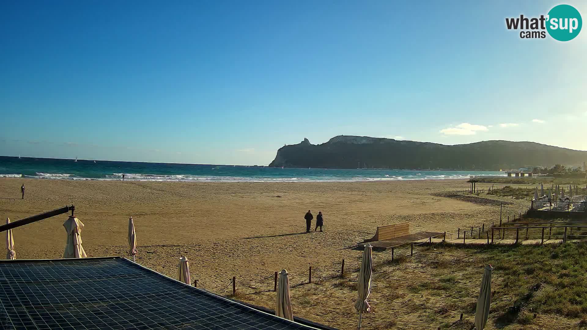 Poetto beach webcam | Cagliari | Sardinija