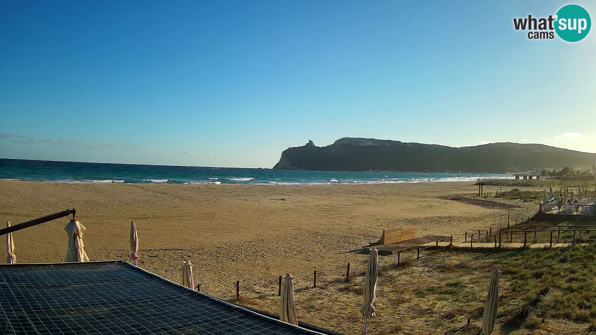 Webcam plage de Poetto | Cagliari | Sardaigne