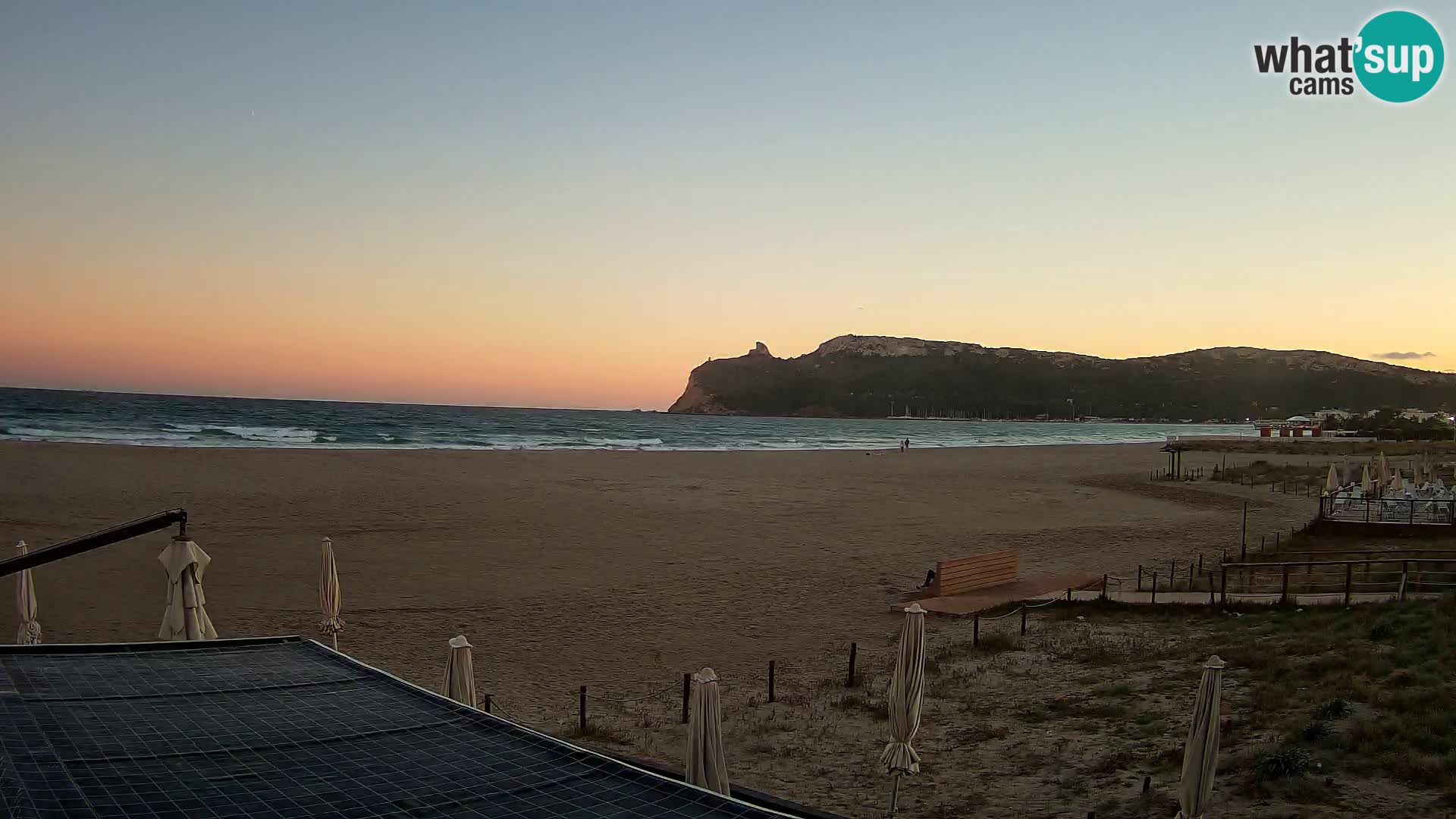 Poetto beach webcam | Cagliari | Sardinija