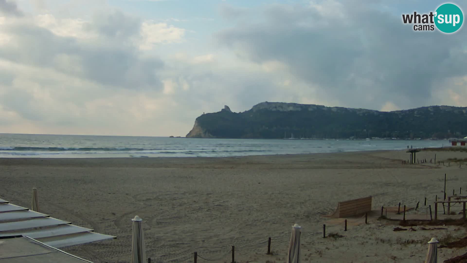 Poetto beach webcam | Cagliari | Sardinija