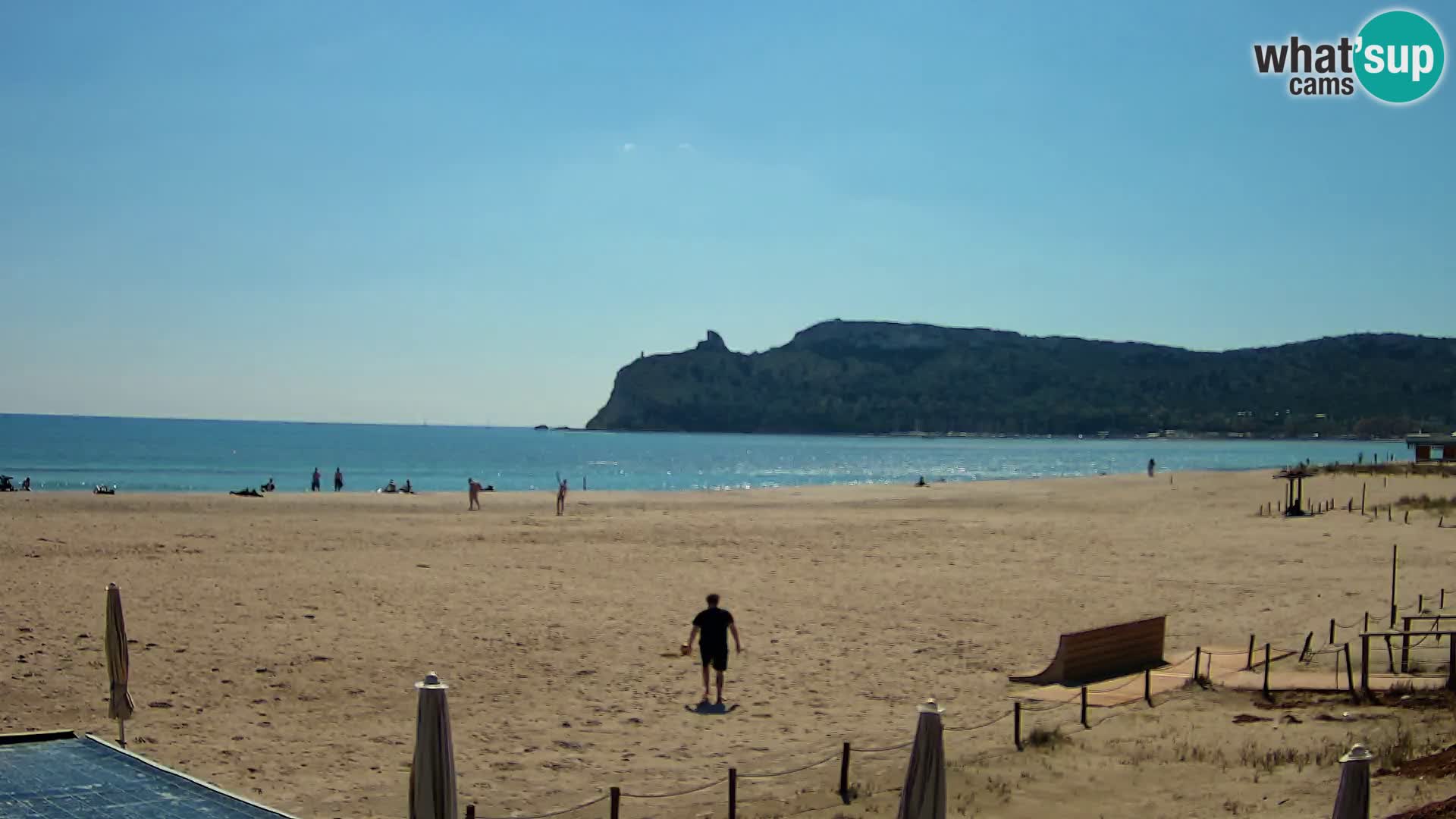 Poetto beach webcam | Cagliari | Sardinia