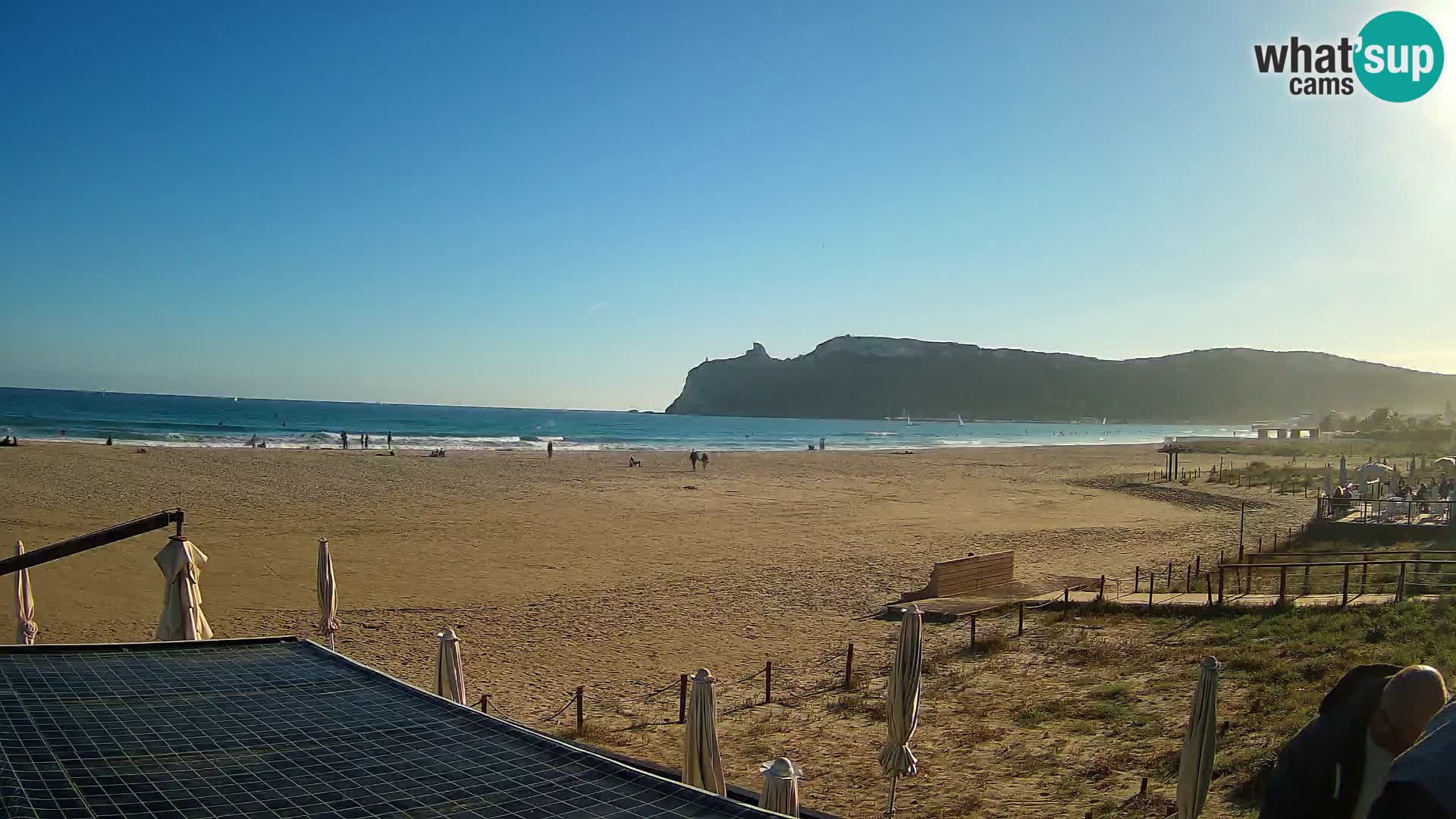 Poetto beach webcam | Cagliari | Sardinija