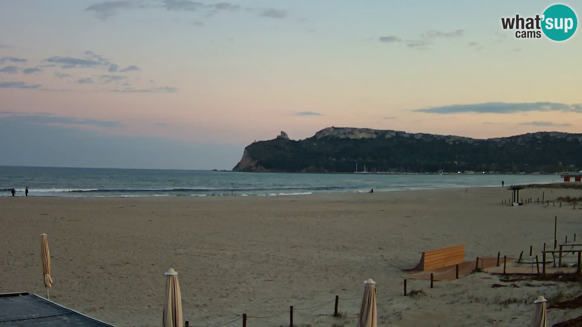 Poetto beach webcam | Cagliari | Sardinija