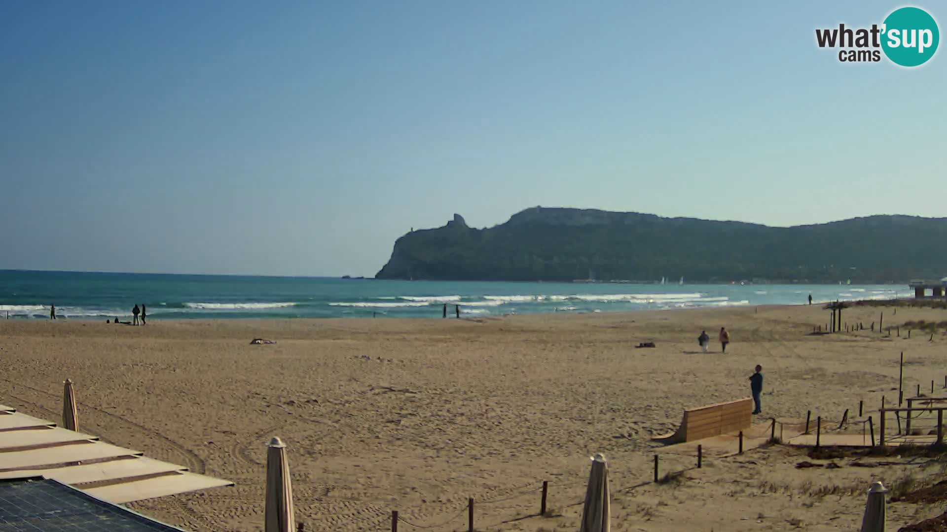 Poetto beach webcam | Cagliari | Sardinija