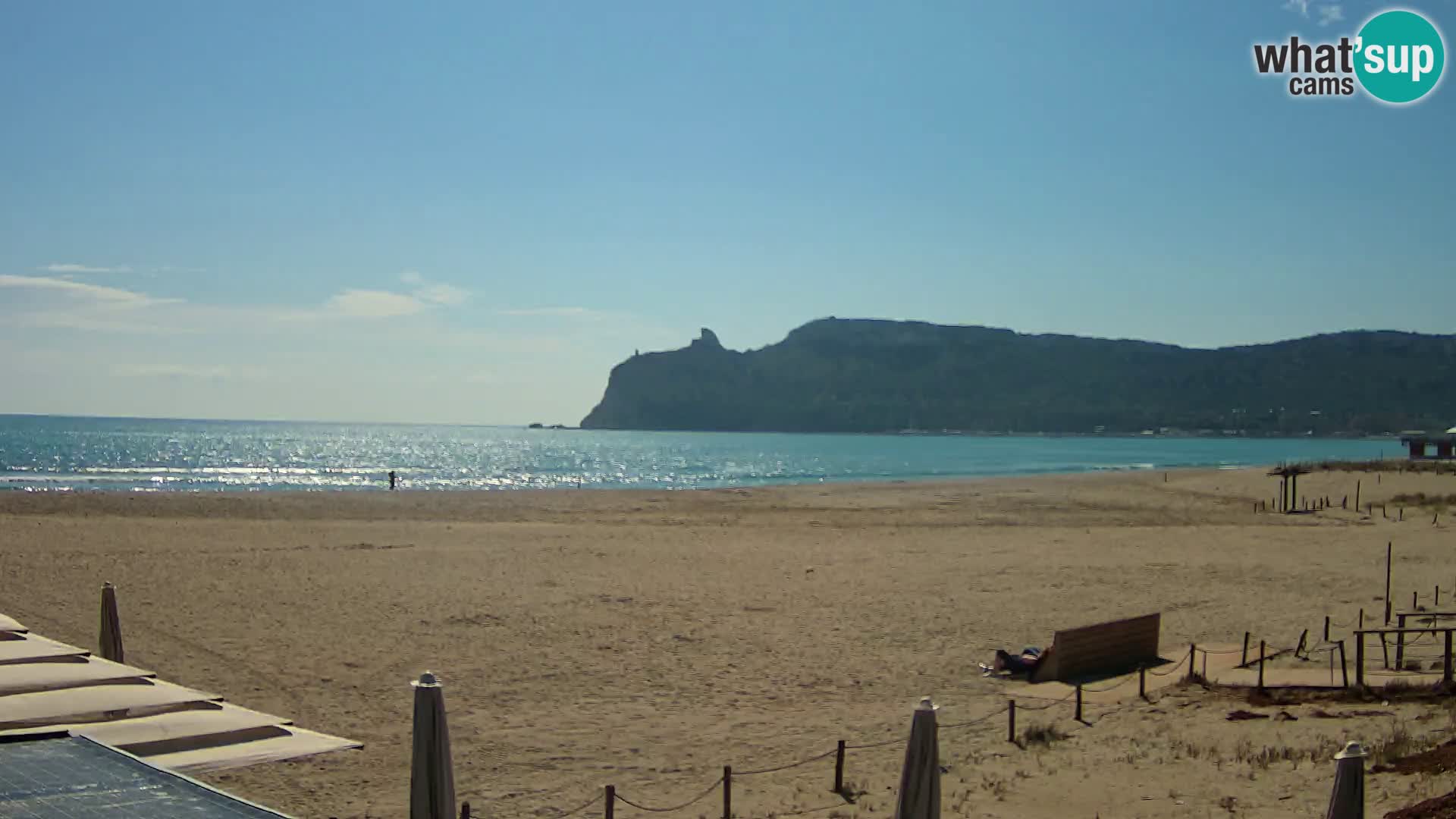 Poetto beach webcam | Cagliari | Sardinija
