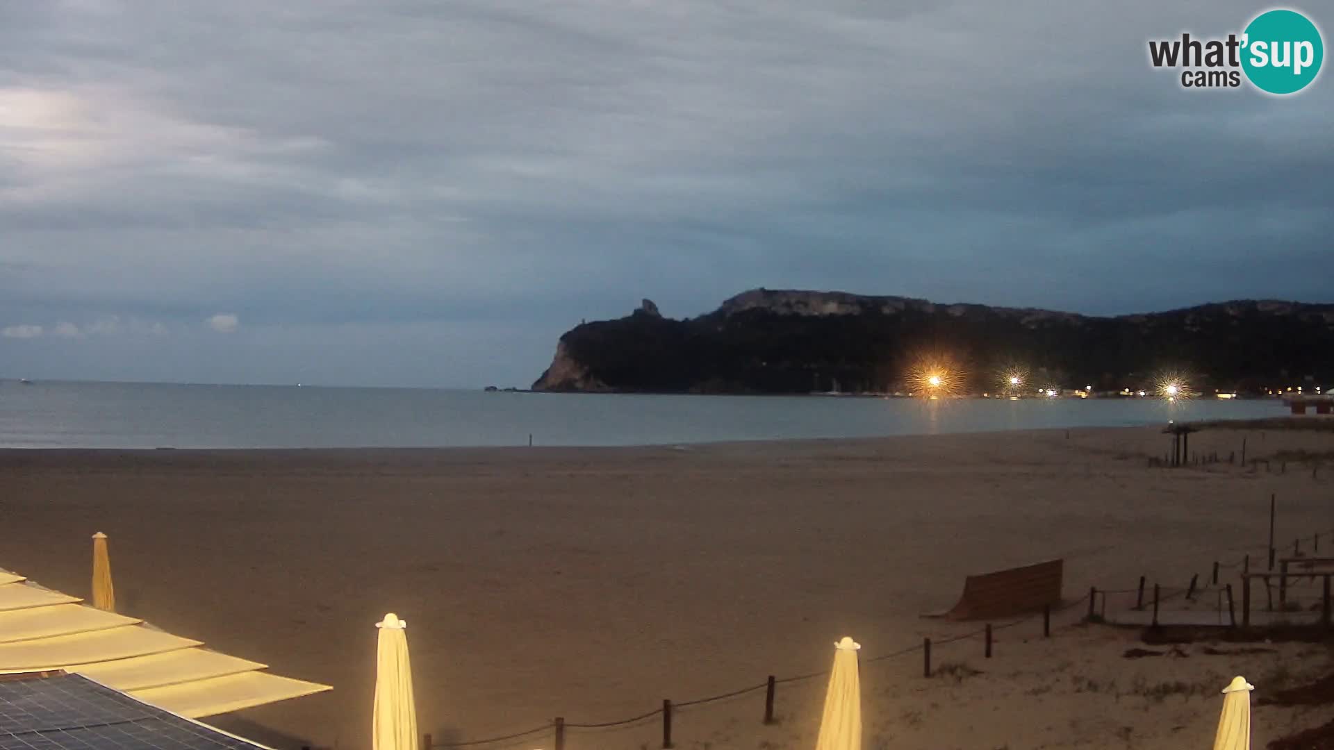 Poetto beach webcam | Cagliari | Sardinija