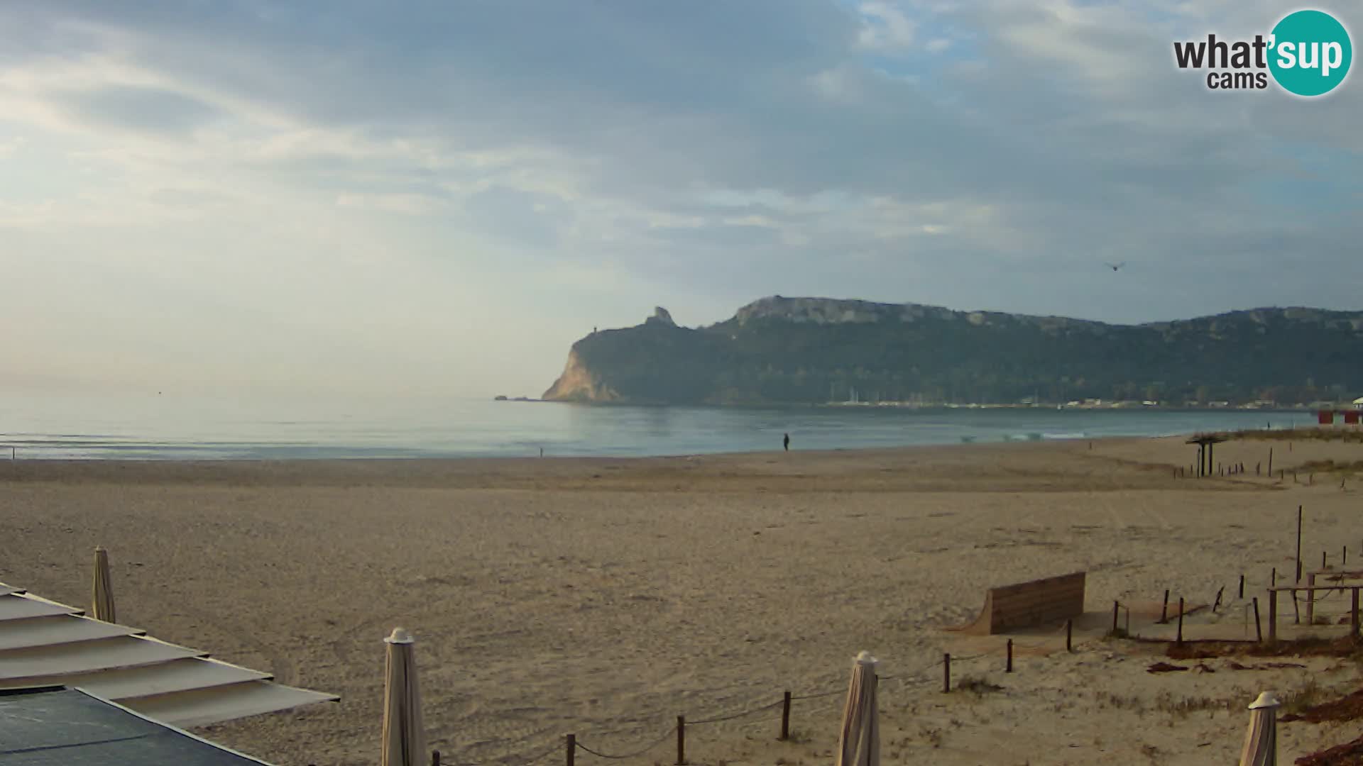 Poetto beach webcam | Cagliari | Sardinija