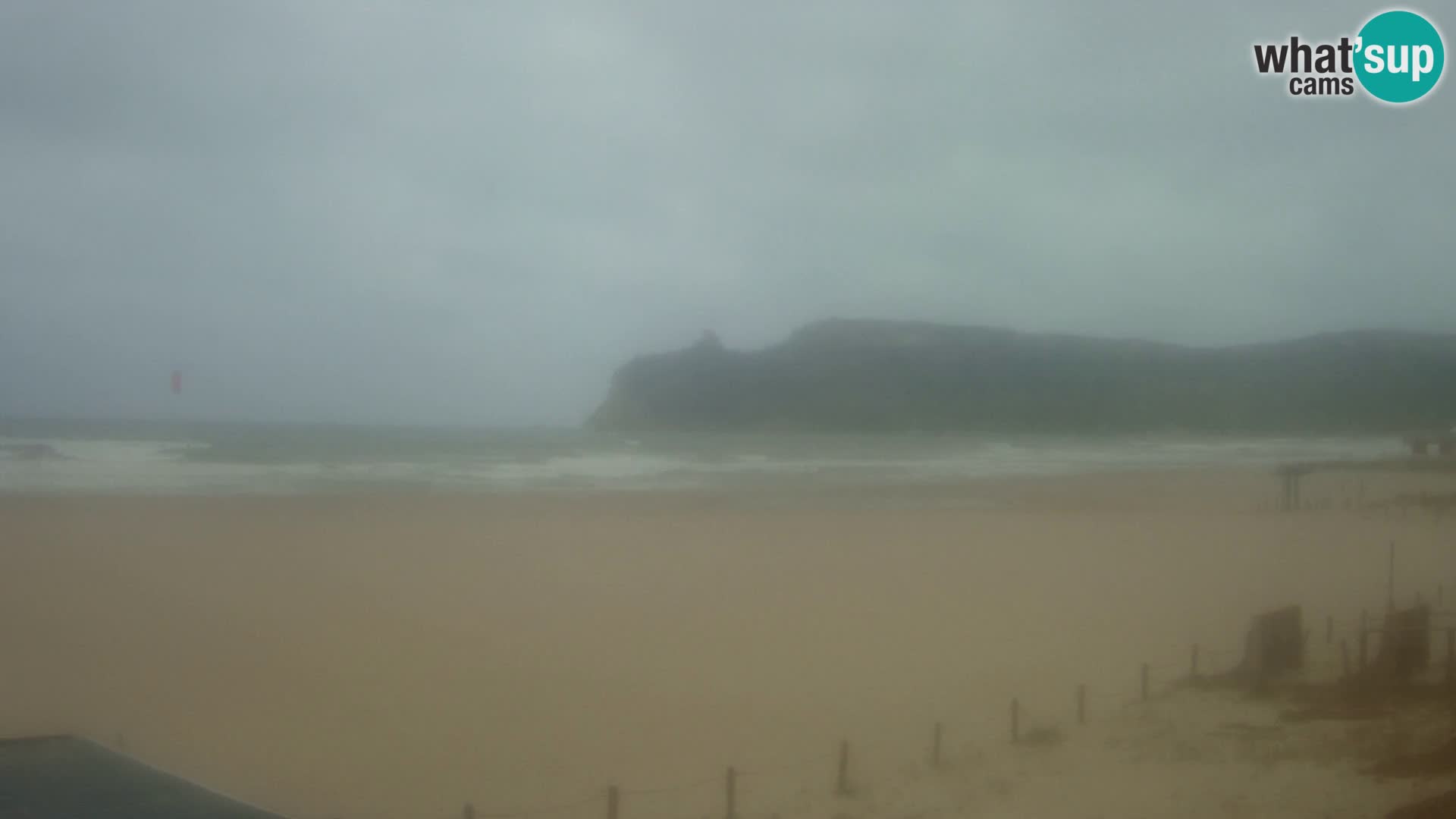 Poetto beach webcam | Cagliari | Sardinija