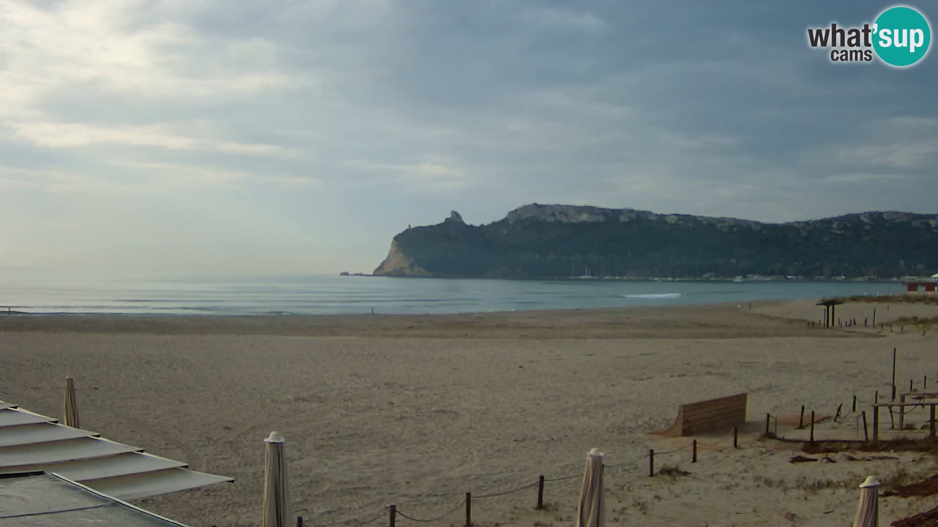 Poetto beach webcam | Cagliari | Sardinija