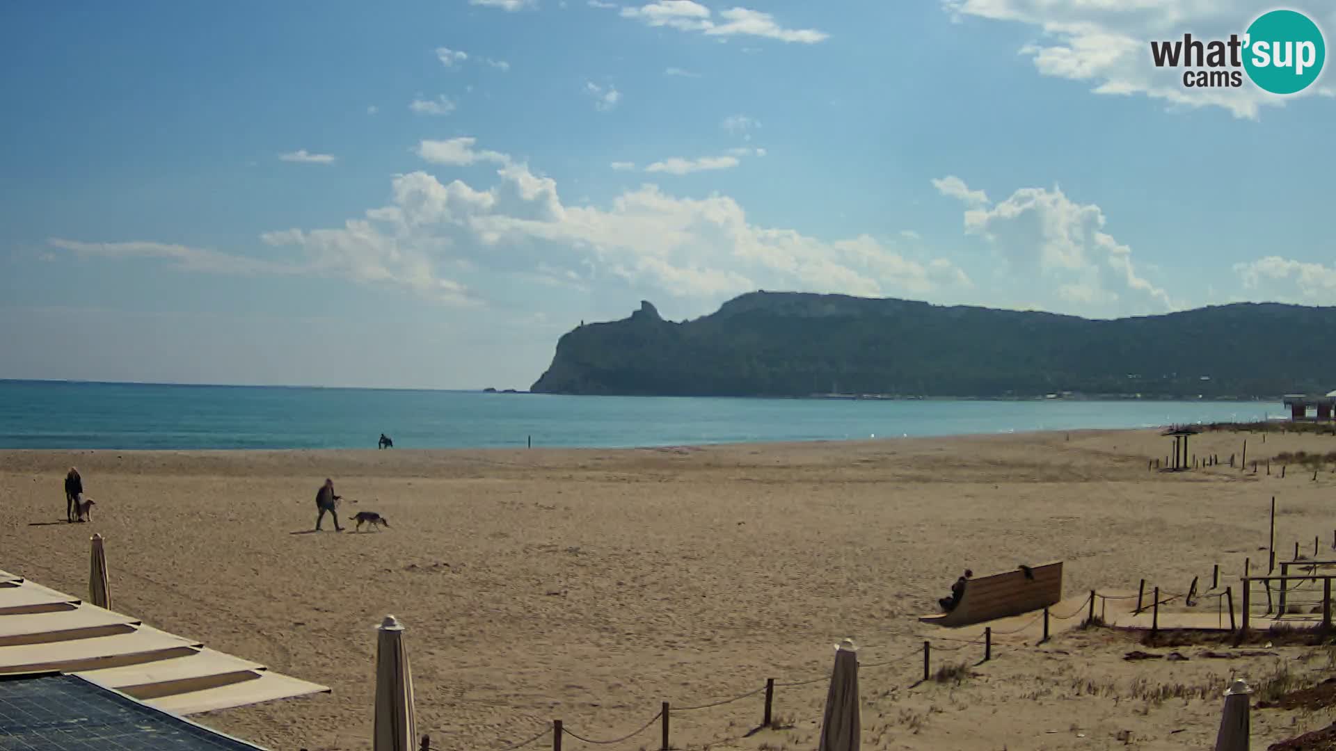 Poetto beach webcam | Cagliari | Sardinija