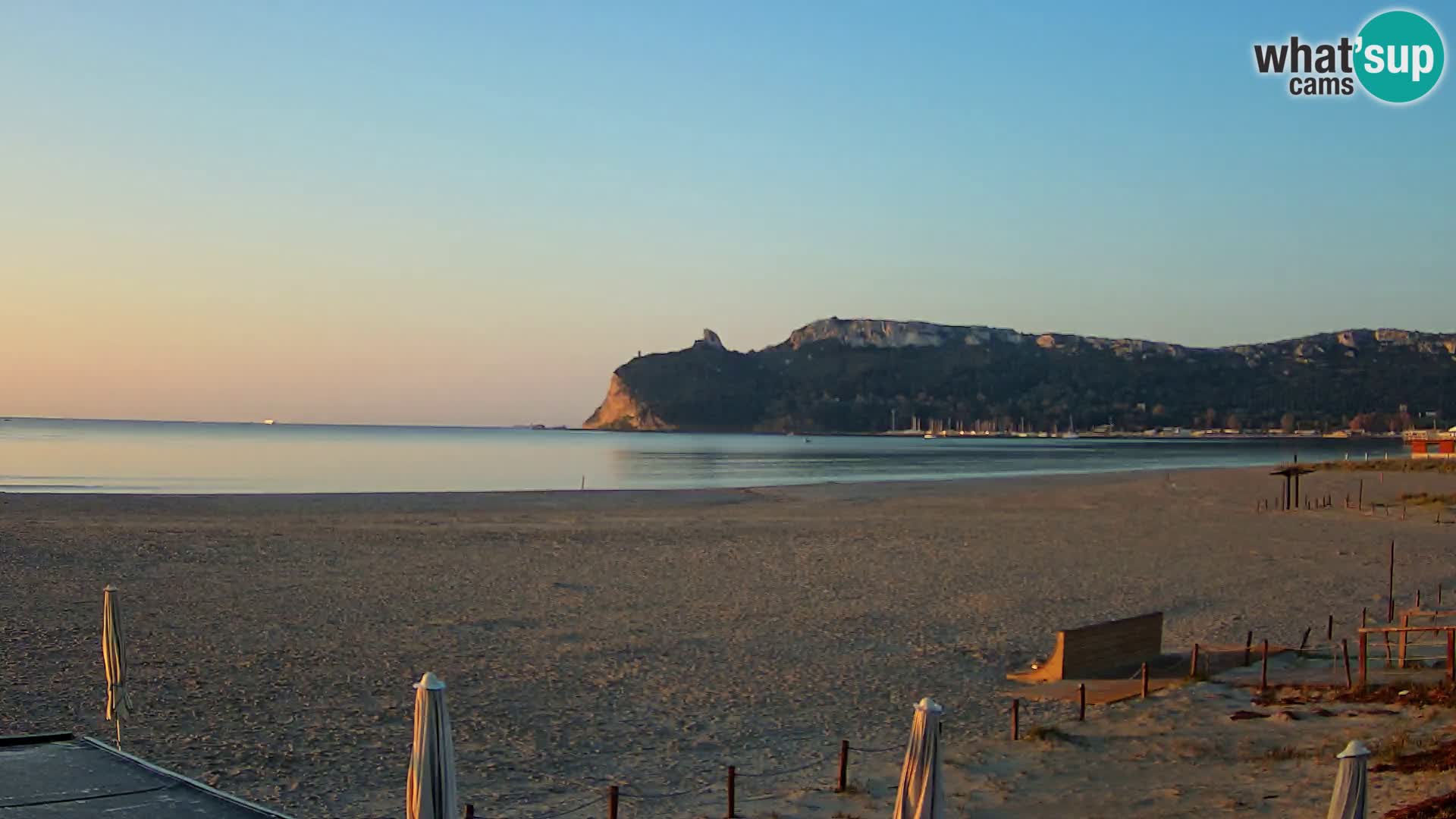 Poetto beach webcam | Cagliari | Sardinija