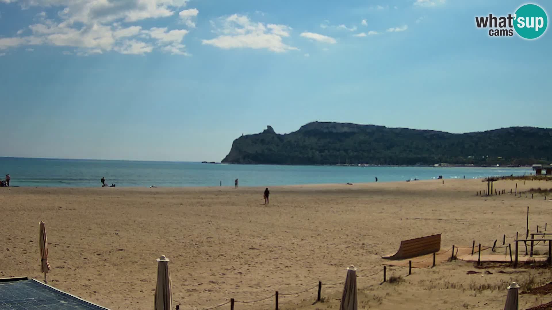 Poetto beach webcam | Cagliari | Sardinija