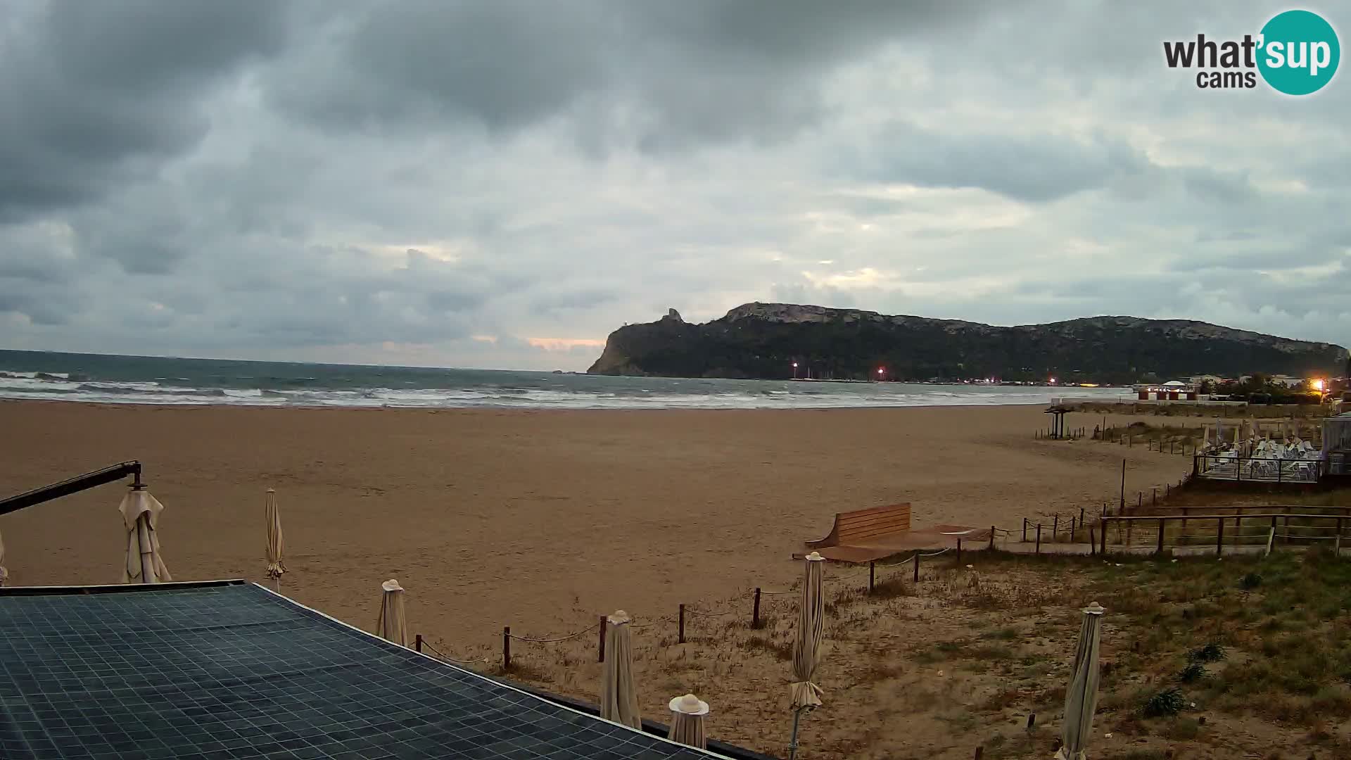 Poetto beach webcam | Cagliari | Sardinija