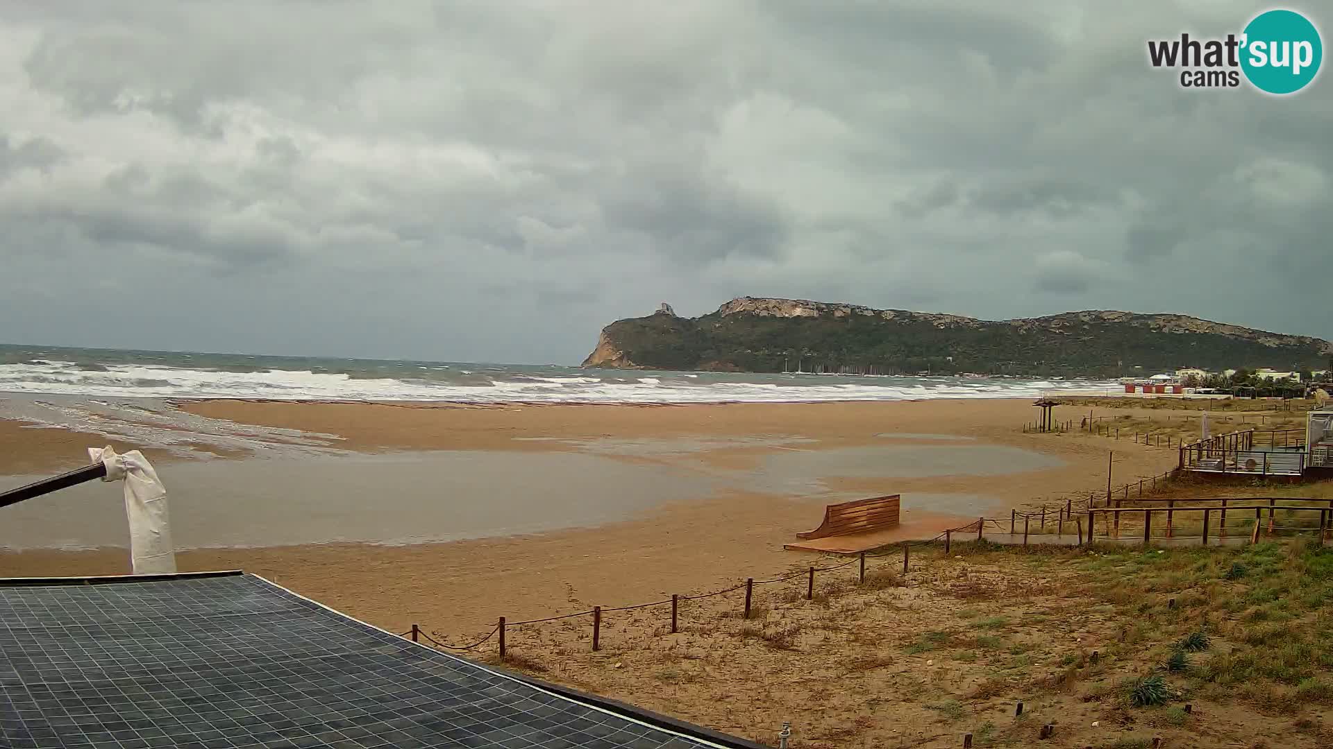 Poetto beach webcam | Cagliari | Sardinia