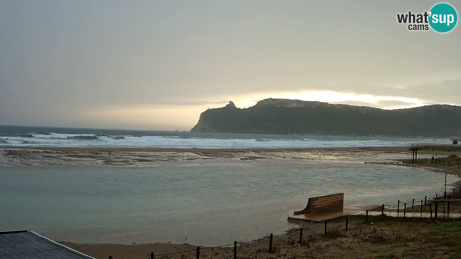 Poetto beach webcam | Cagliari | Sardinija