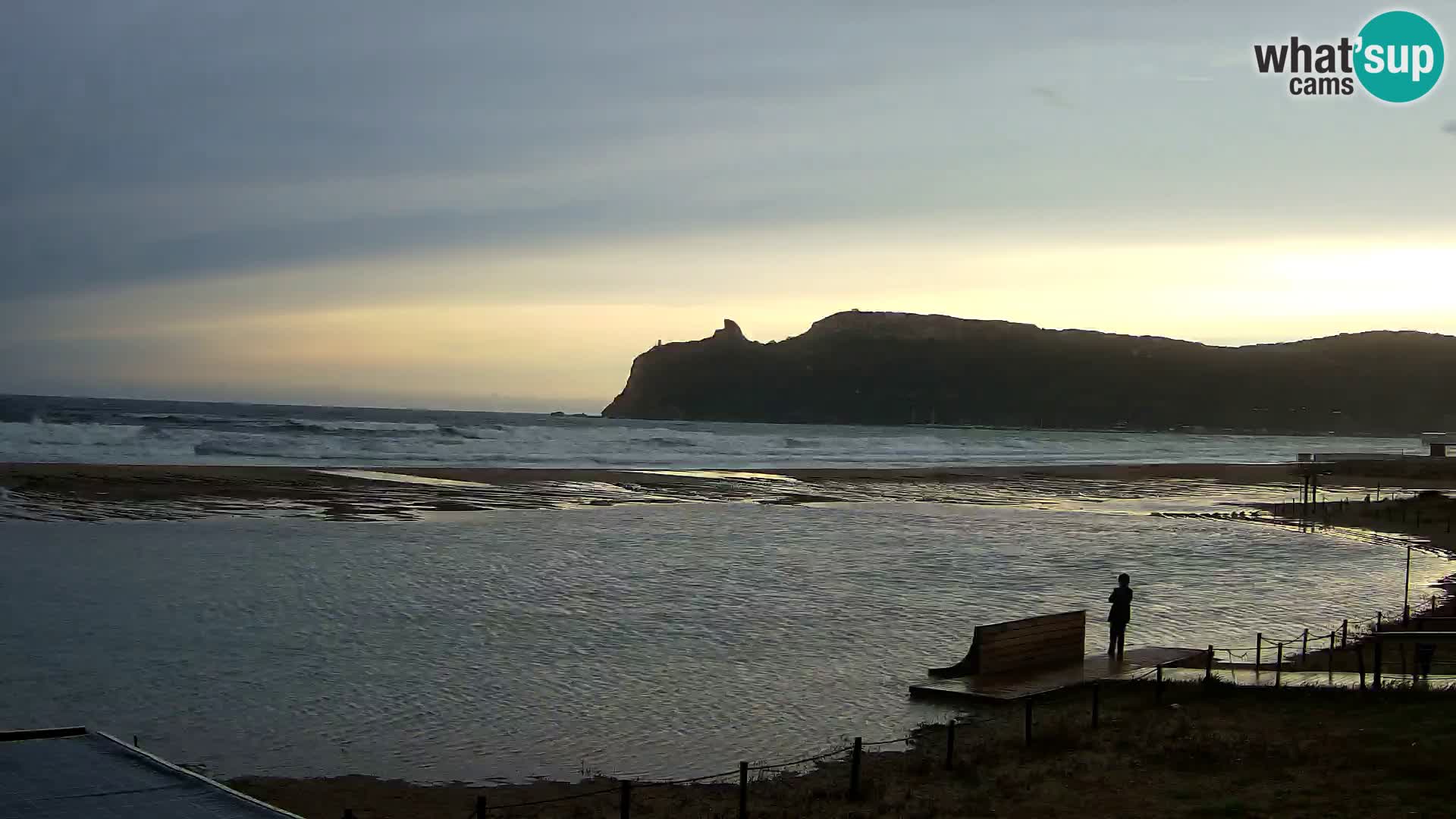 Poetto beach webcam | Cagliari | Sardinija