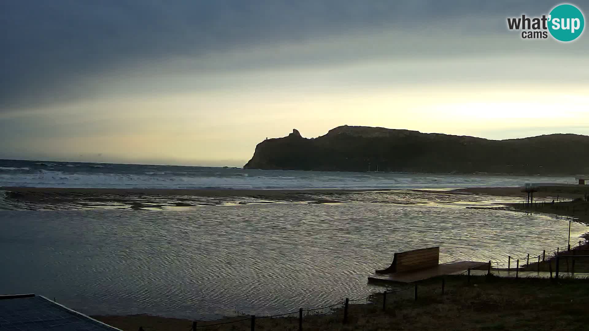 Poetto beach webcam | Cagliari | Sardinija