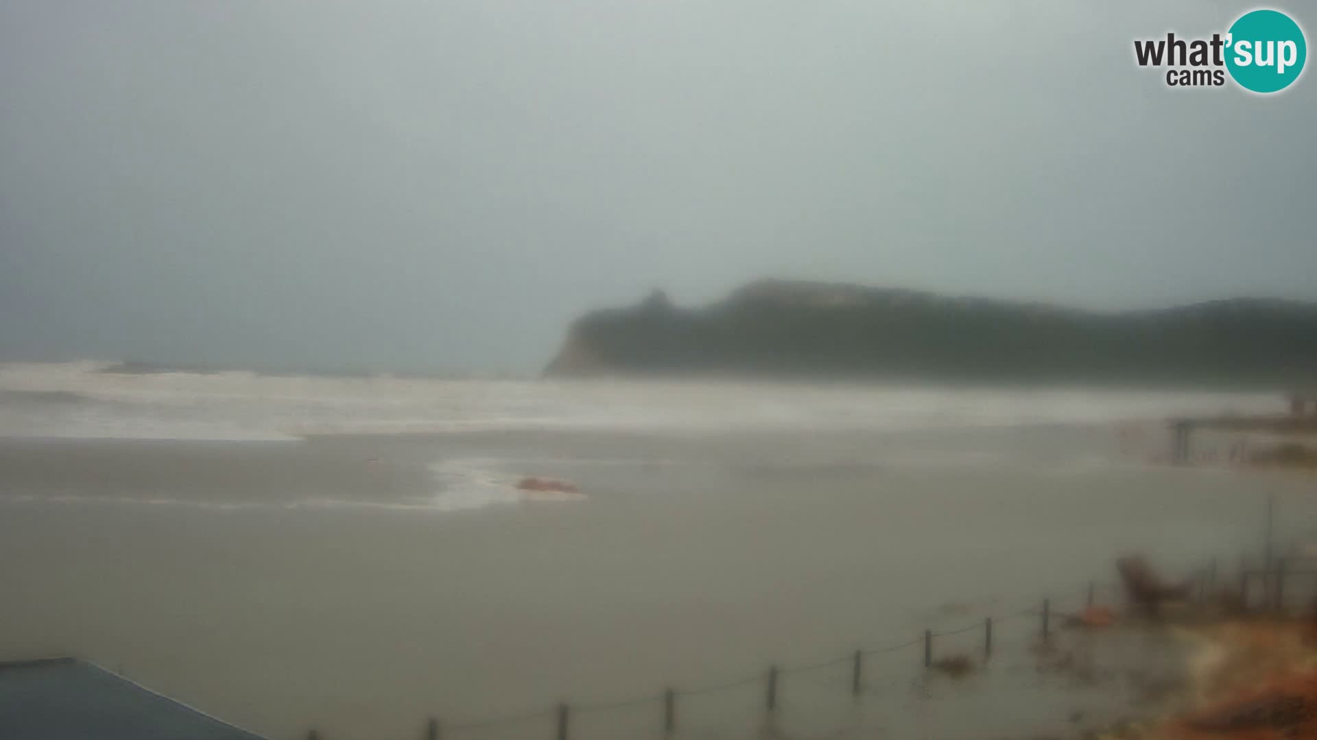 Poetto beach webcam | Cagliari | Sardinija