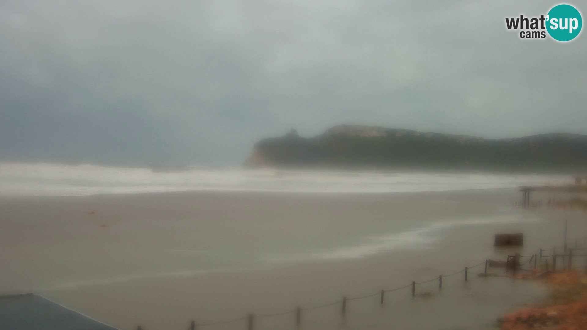 Poetto beach webcam | Cagliari | Sardinija