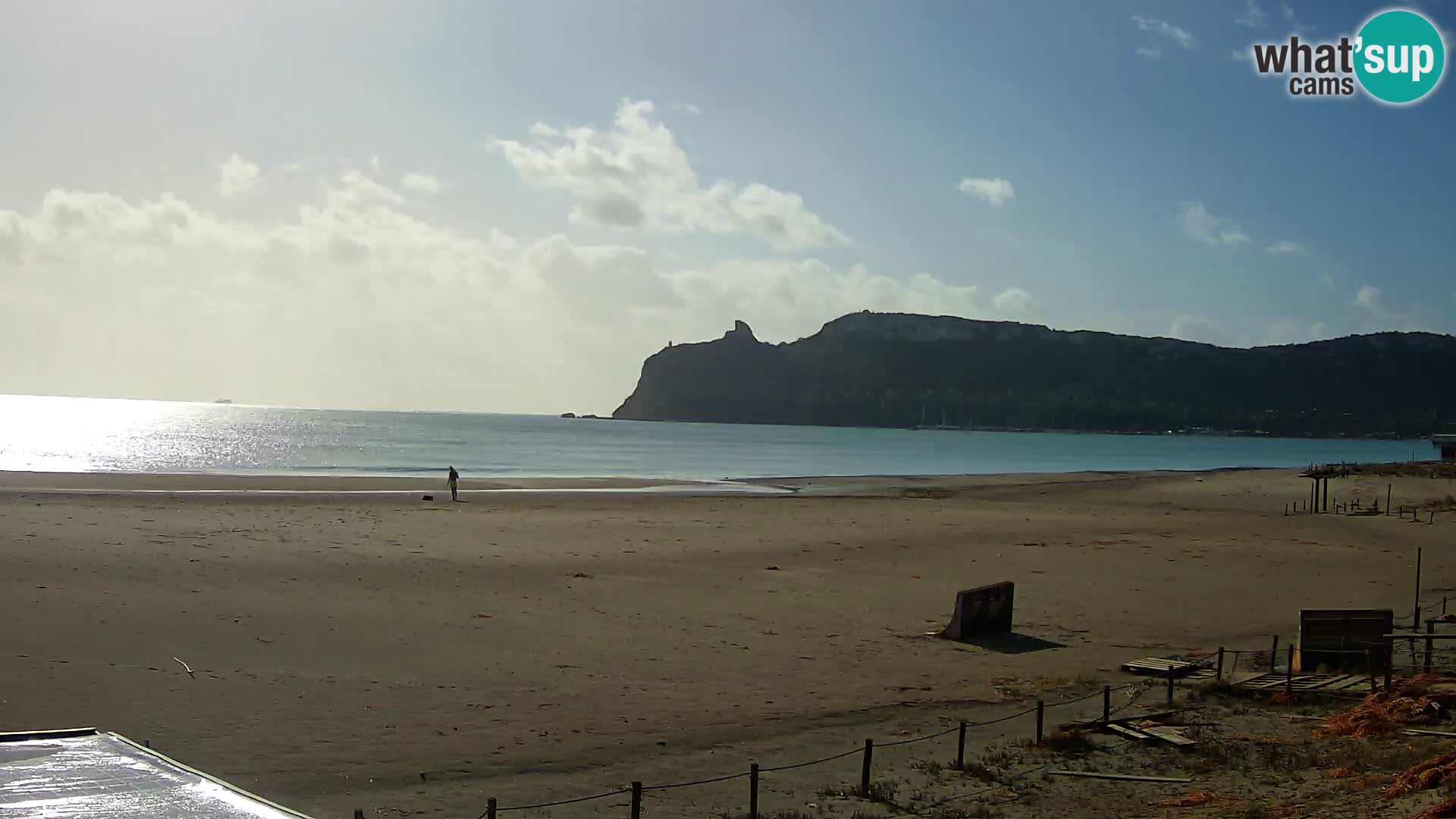Poetto beach webcam | Cagliari | Sardinija