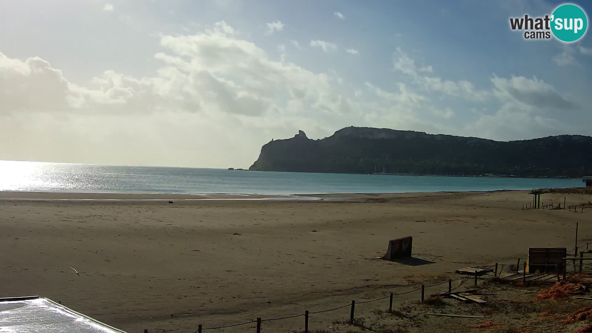 Poetto beach webcam | Cagliari | Sardinija