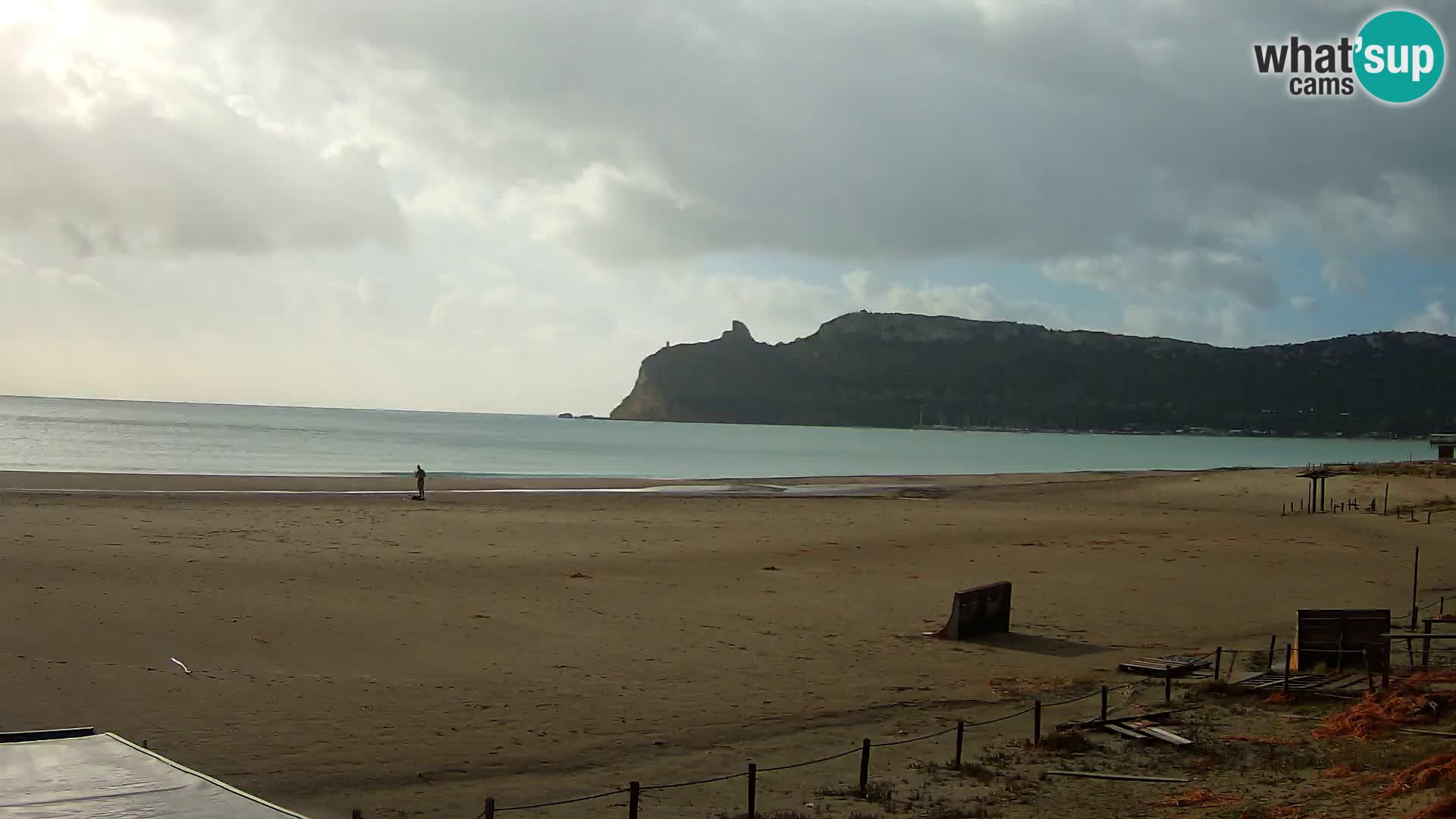 Poetto beach webcam | Cagliari | Sardinija